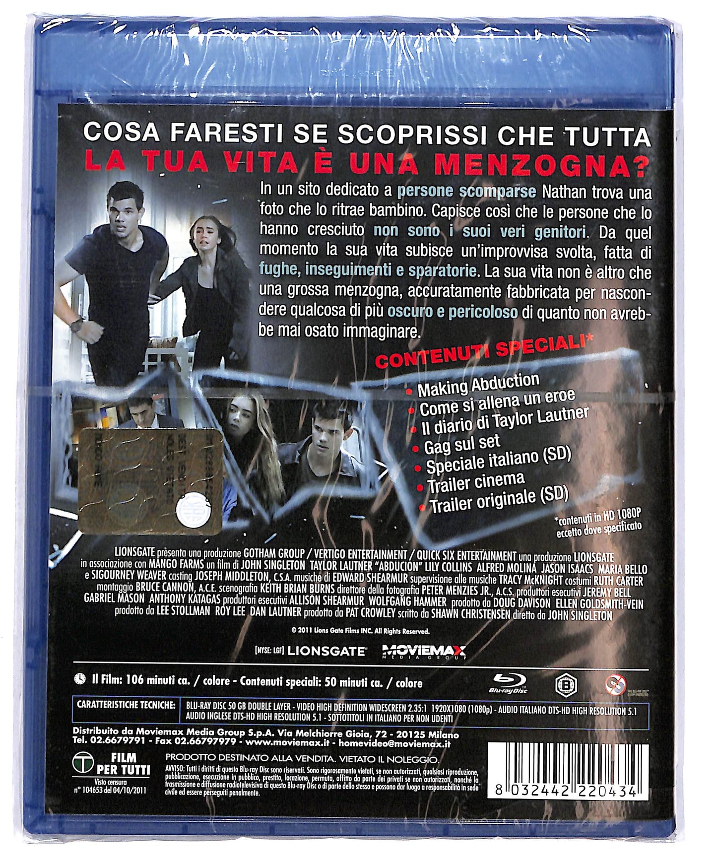 EBOND Abduction - Riprenditi la tua vita BLURAY D698449