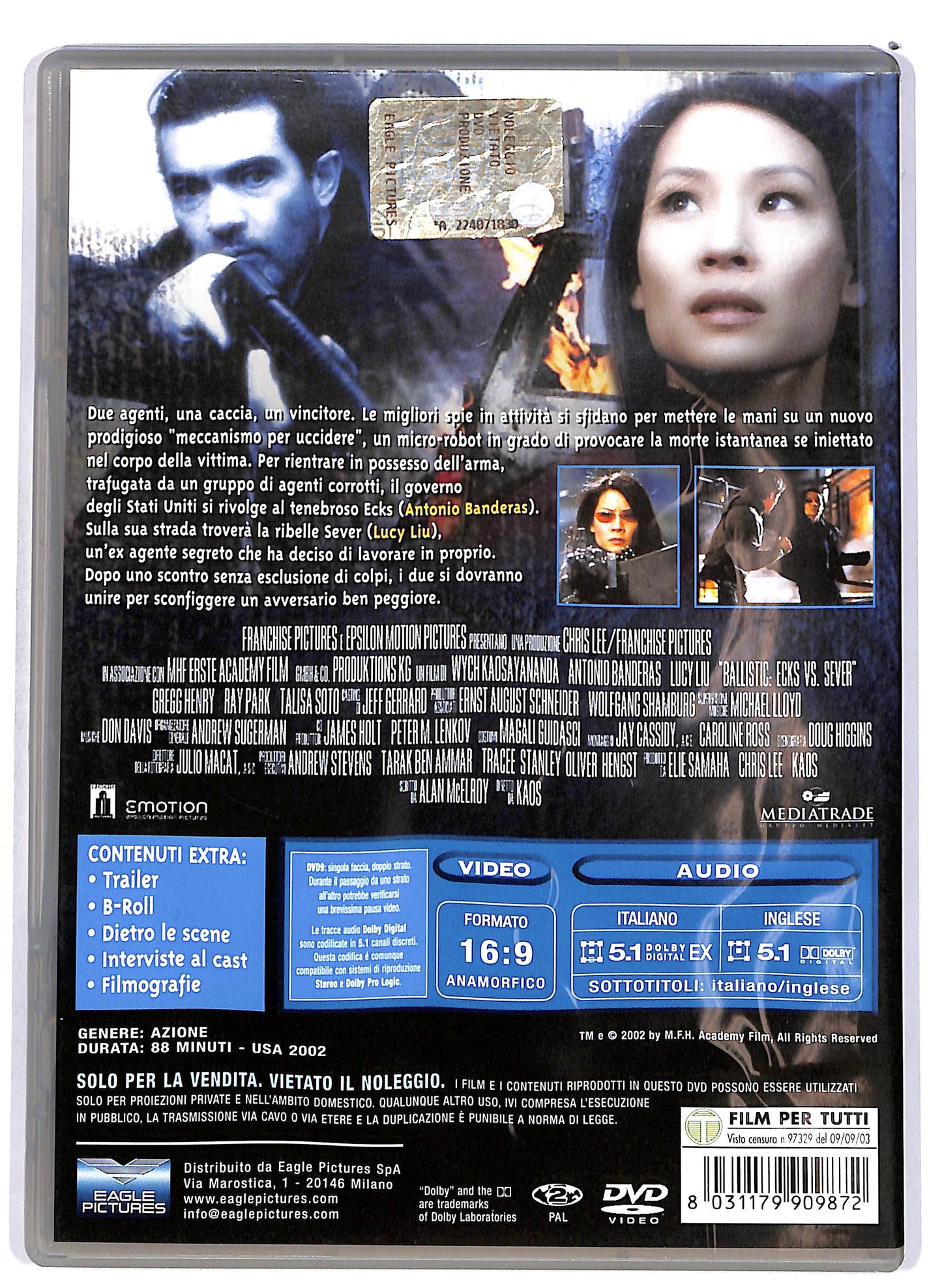 EBOND Ballistic  DVD D698451