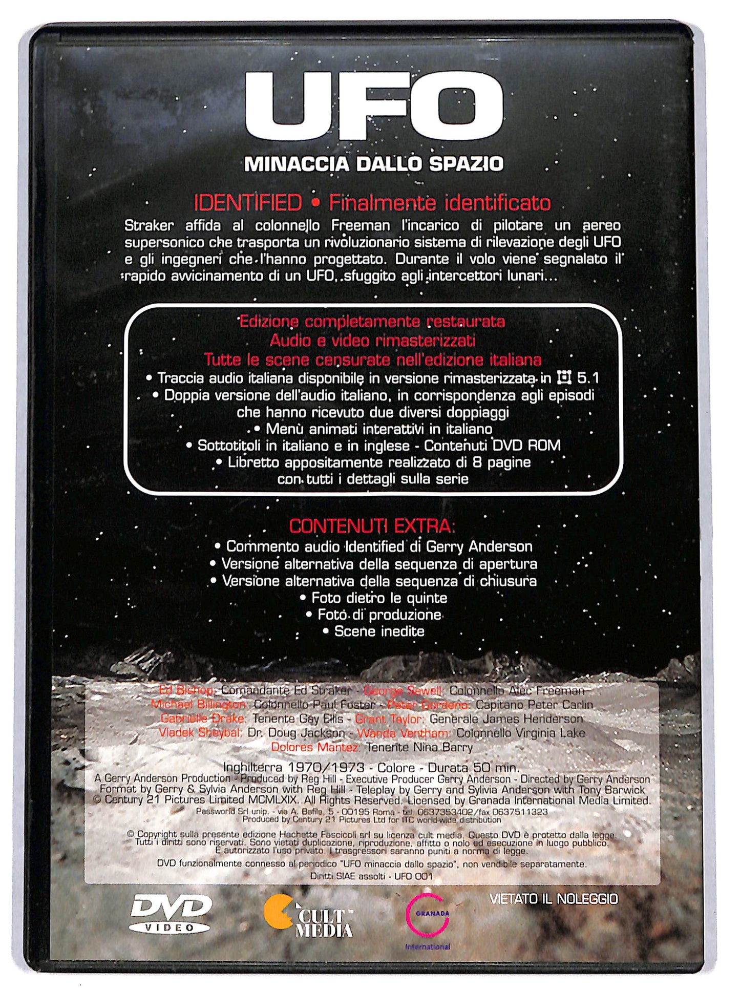 EBOND Ufo - Minaccia dallo Spazio - Identified Volume 1  EDITORIALE DVD D698549