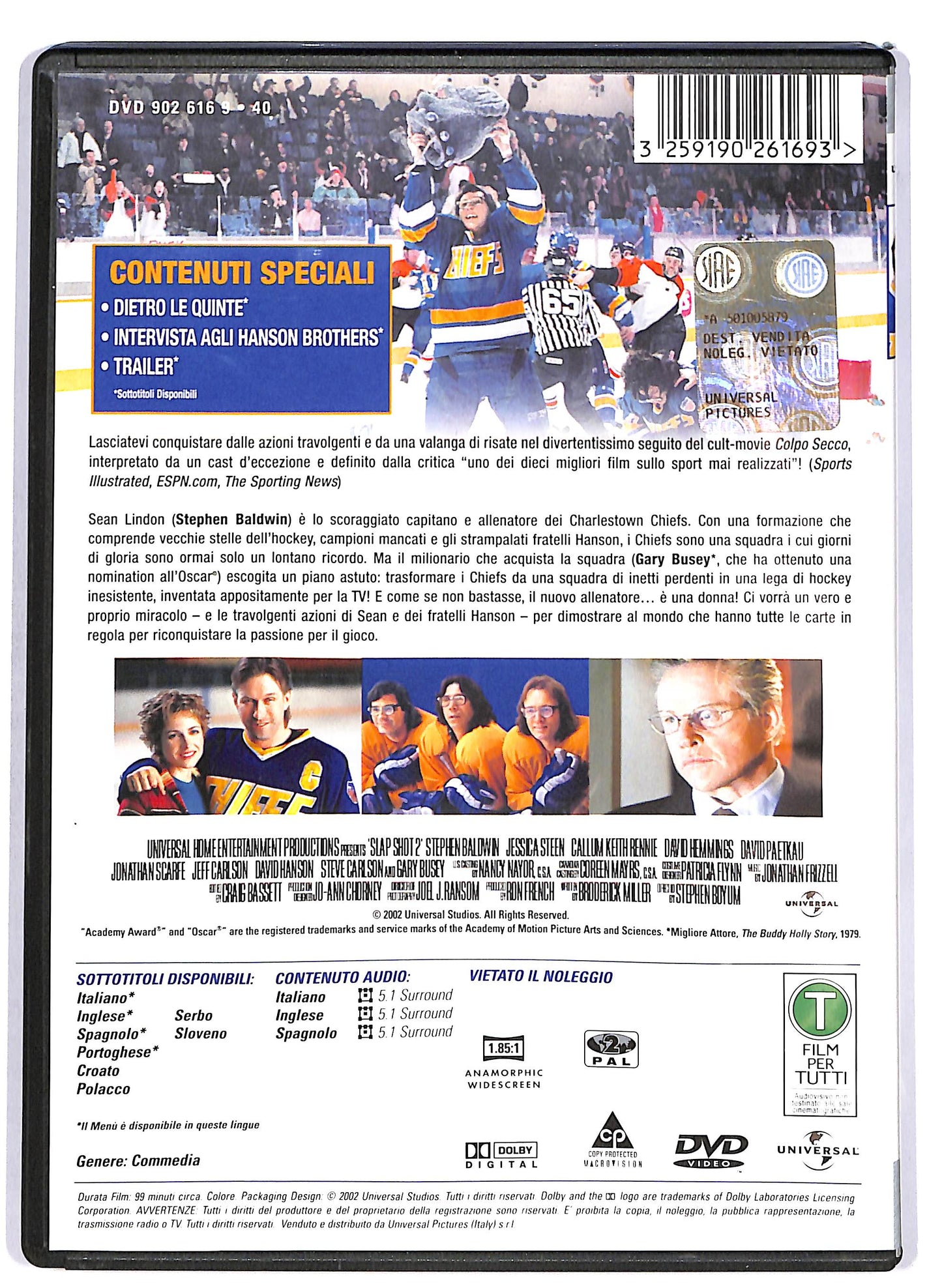 EBOND Slap Shot 2 - Sfida Sul Ghiaccio DVD D698615