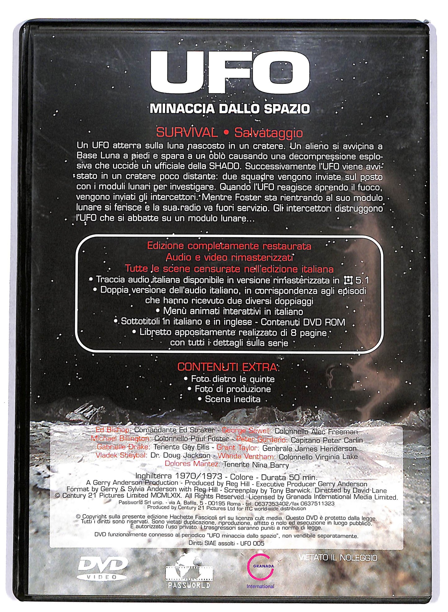 EBOND Ufo Minaccia dallo spazio vol.5 Survival  EDITORIALE DVD D698631