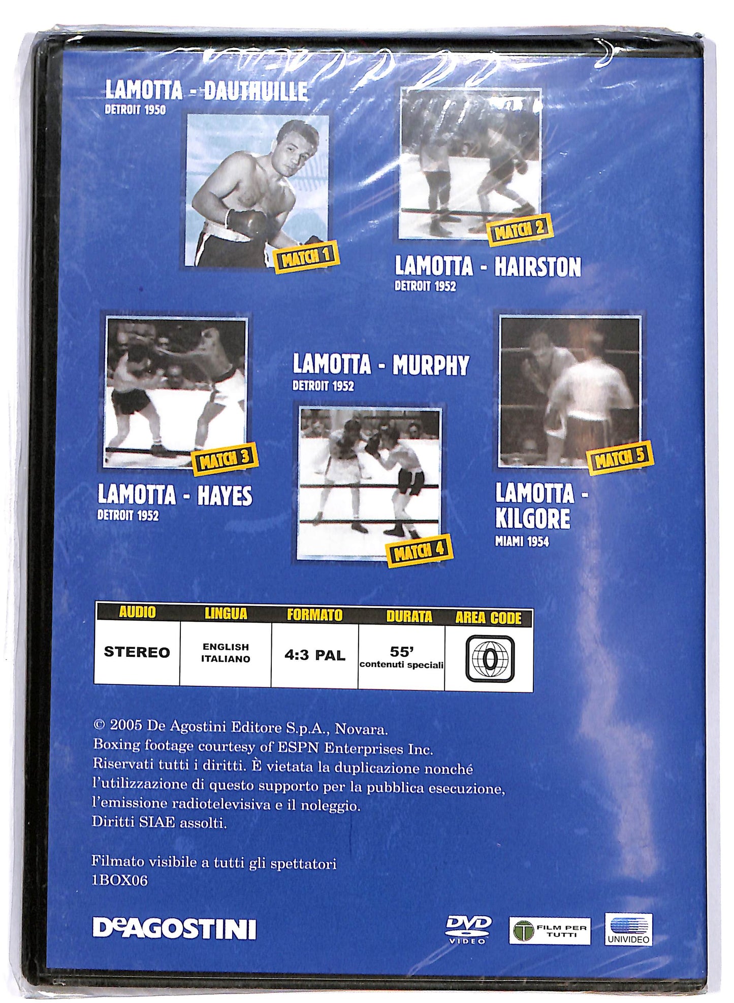 EBOND Boxe:Jake Lamotta Dauthuille 1950 EDITORIALE DVD D698633