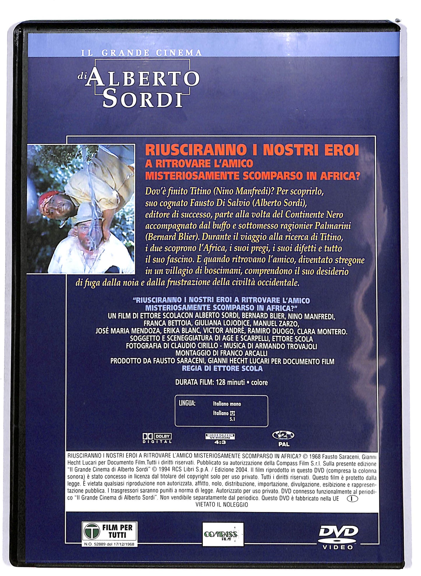 EBOND Alberto Sordi - Riusciranno i nostri eroi EDITORIALE DVD D698649