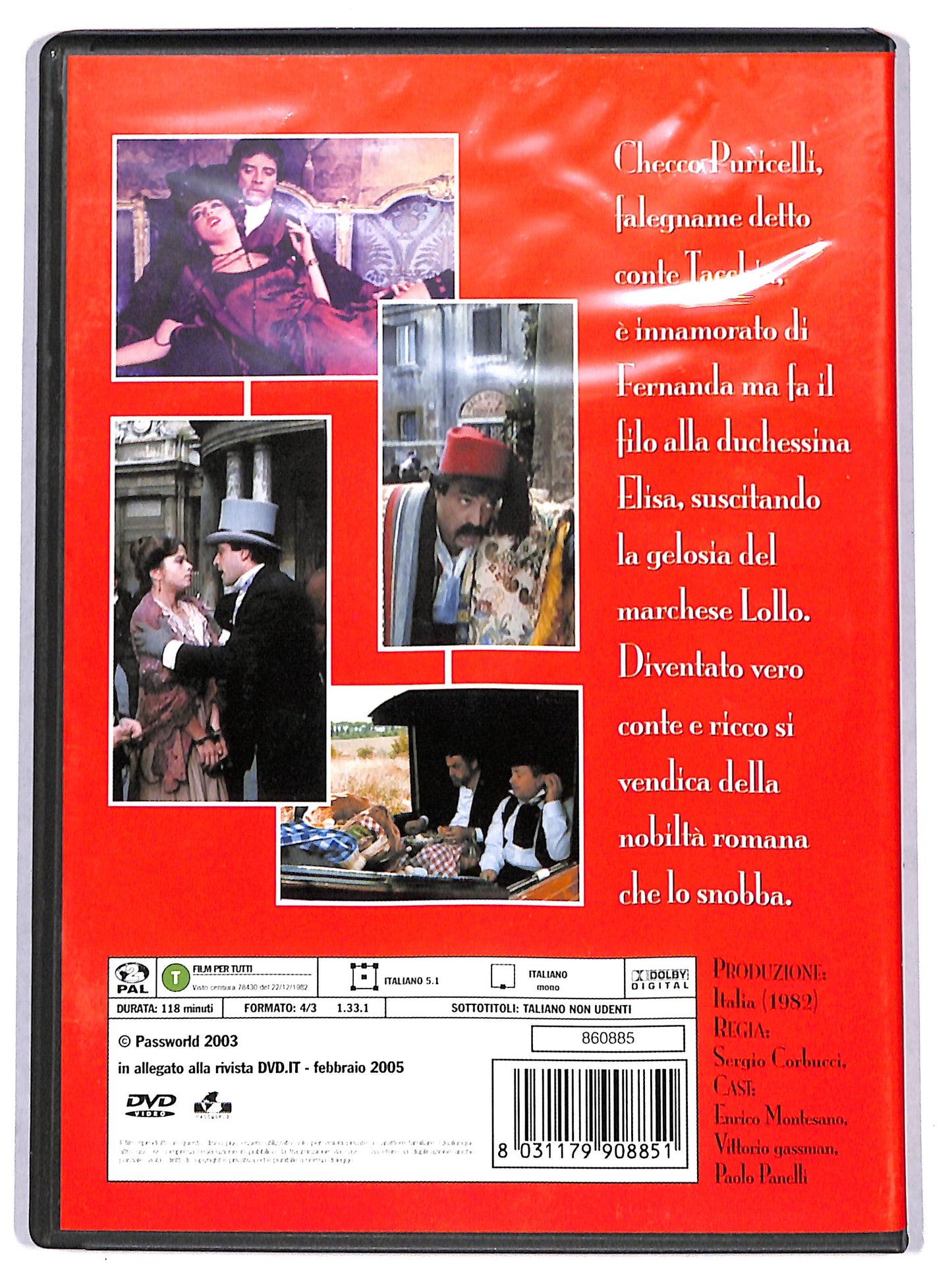 EBOND il conte tacchia DVD D698752