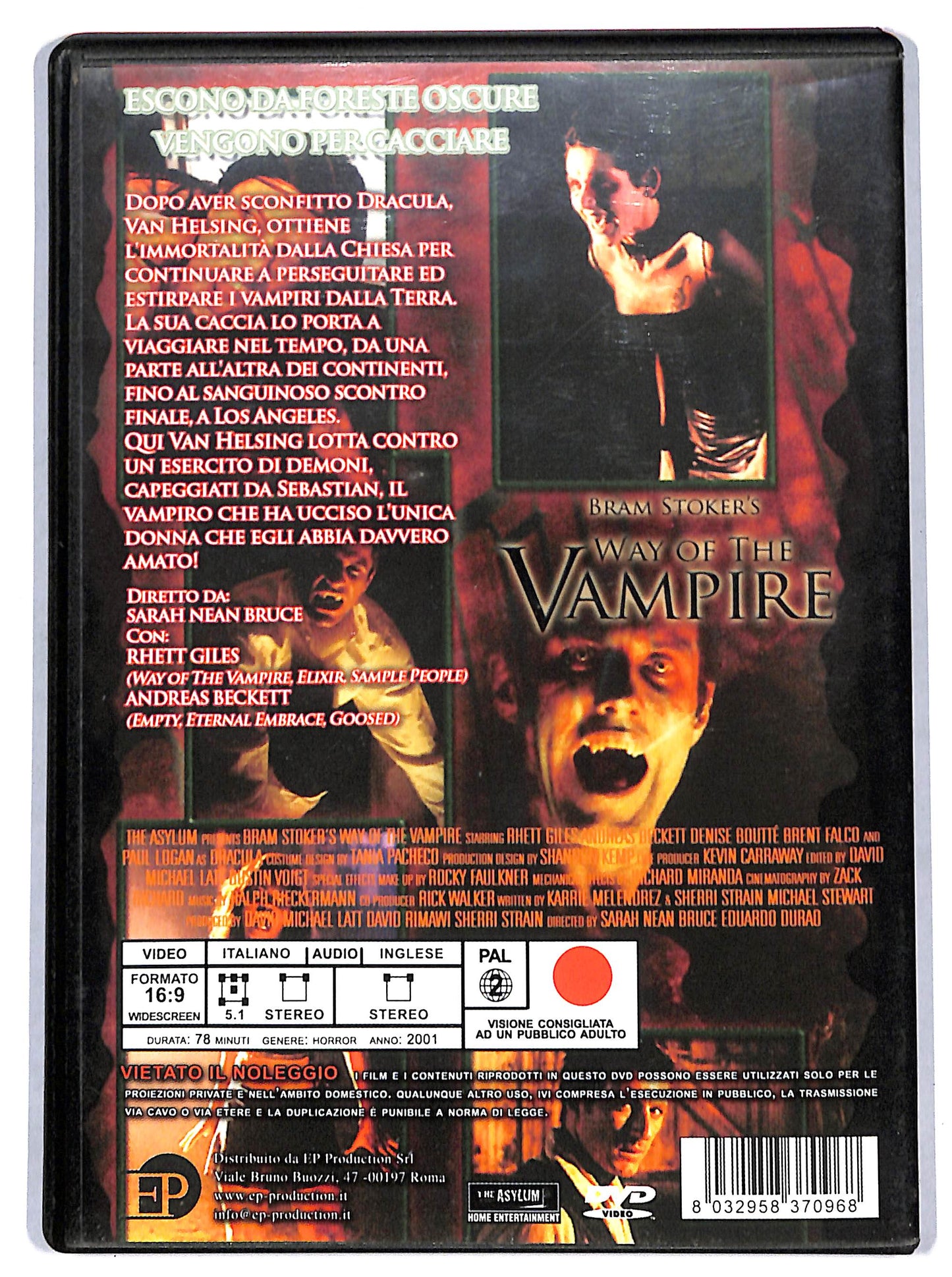 EBOND Bram Stoker's Way Of The Vampire  DVD D698947