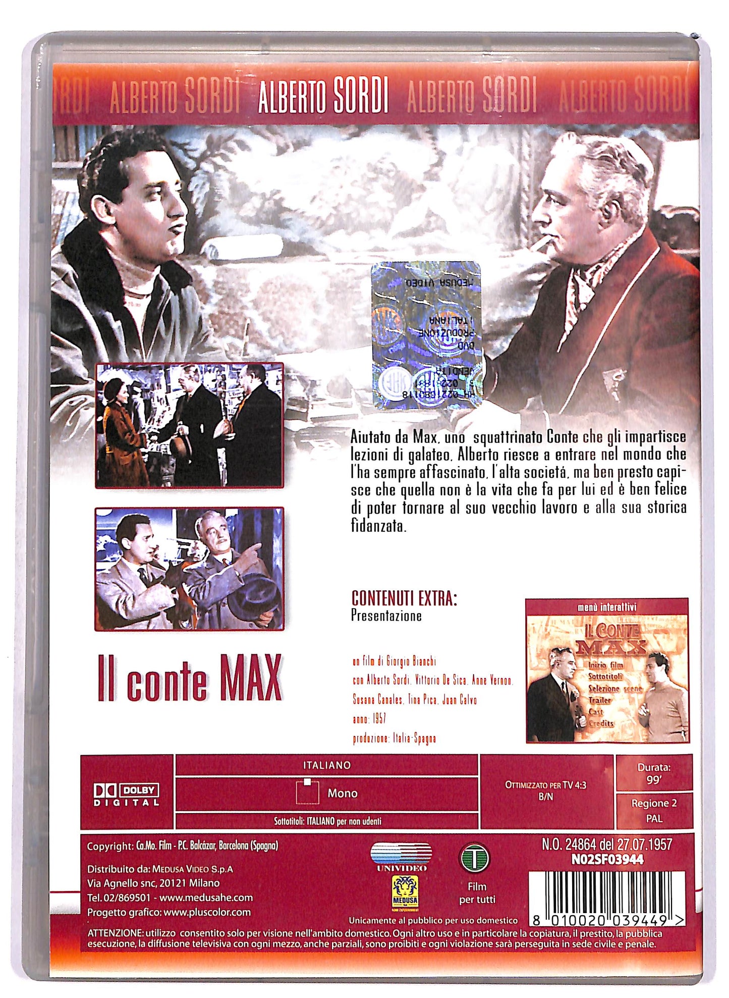 EBOND Il conte Max DVD D699005
