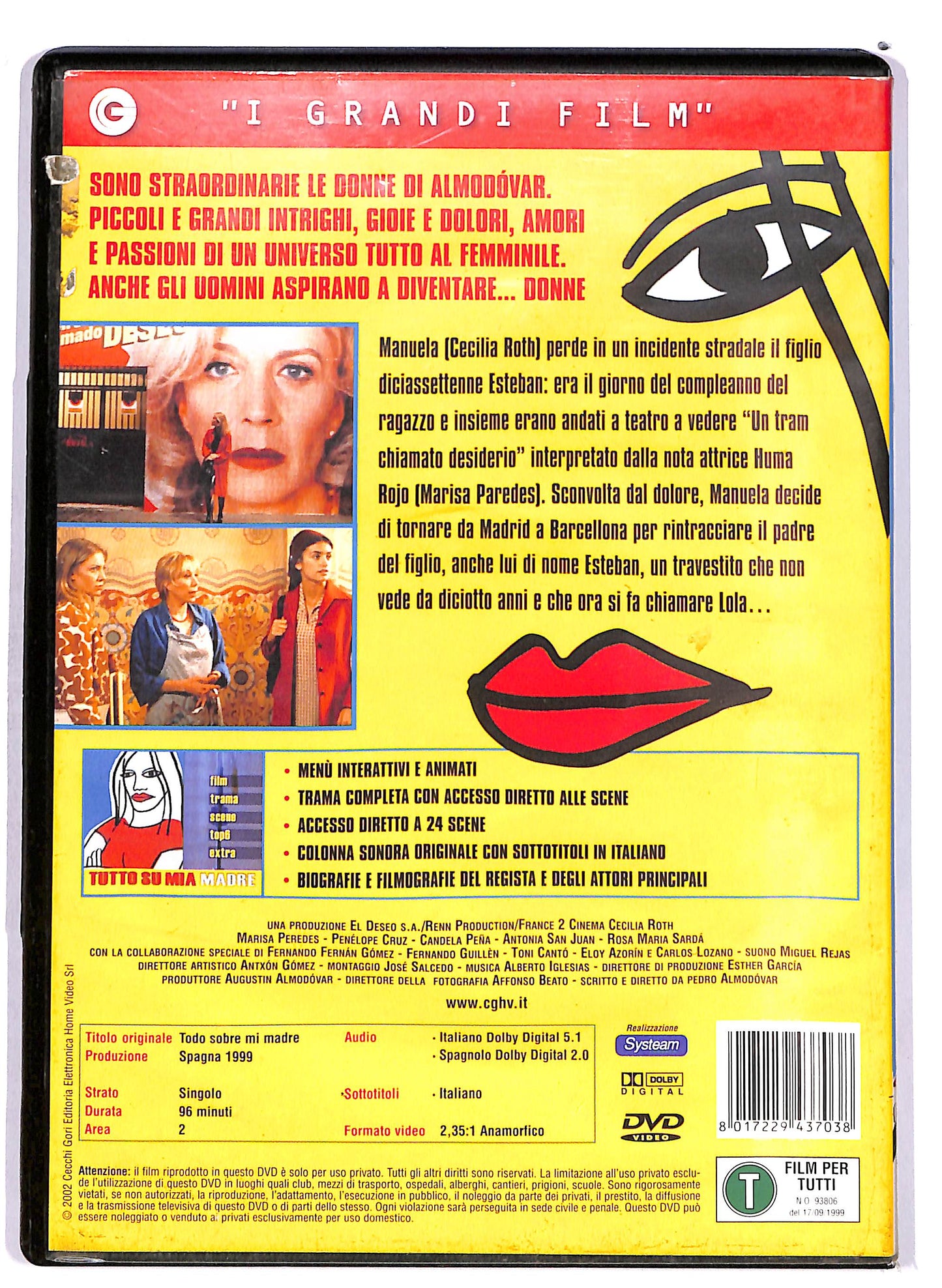 EBOND Tutto su mia madre   DVD D699029