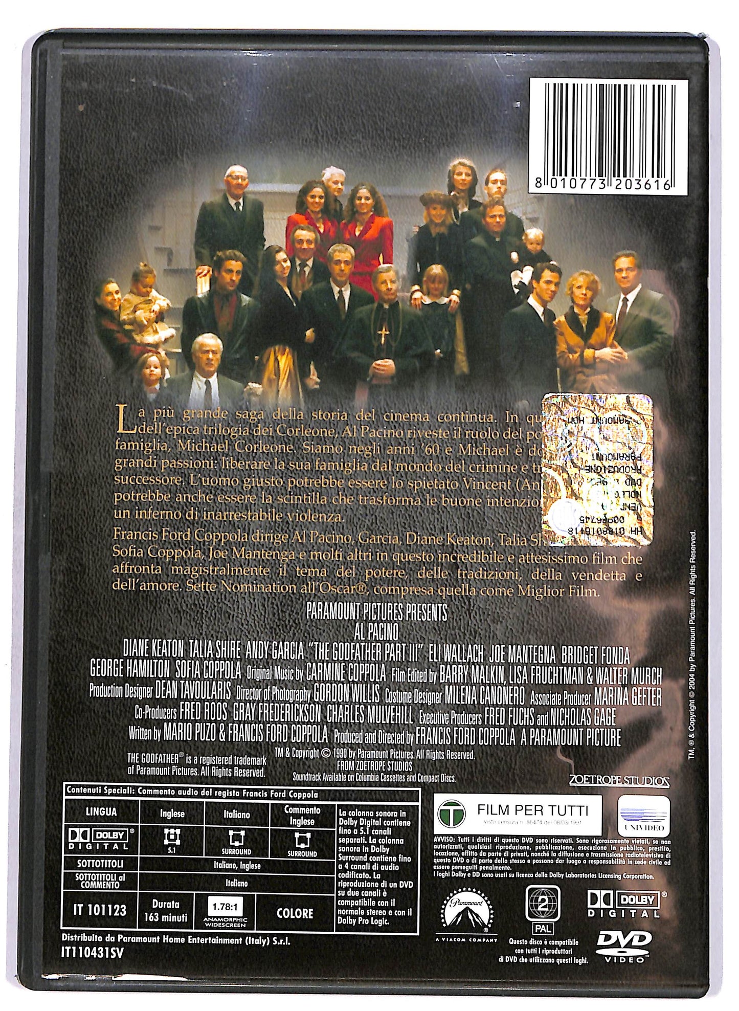 EBOND Il padrino - Parte III  DVD D699042