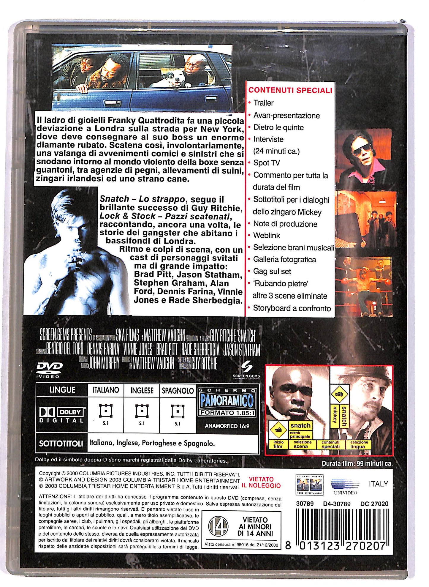 EBOND Snatch - Lo strappo  DVD D699112