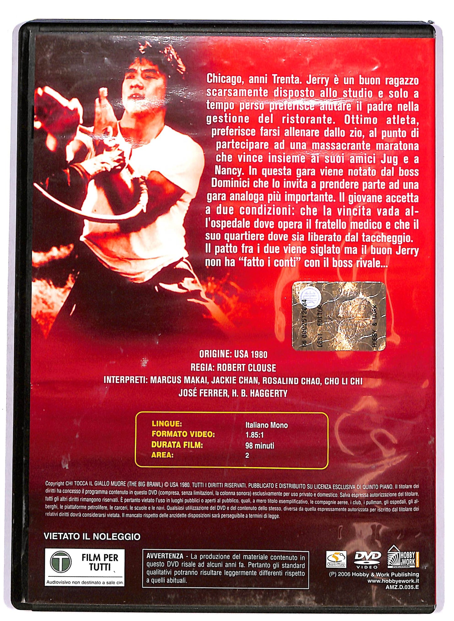 EBOND Chi tocca il giallo muore EDITORIALE DVD D699131