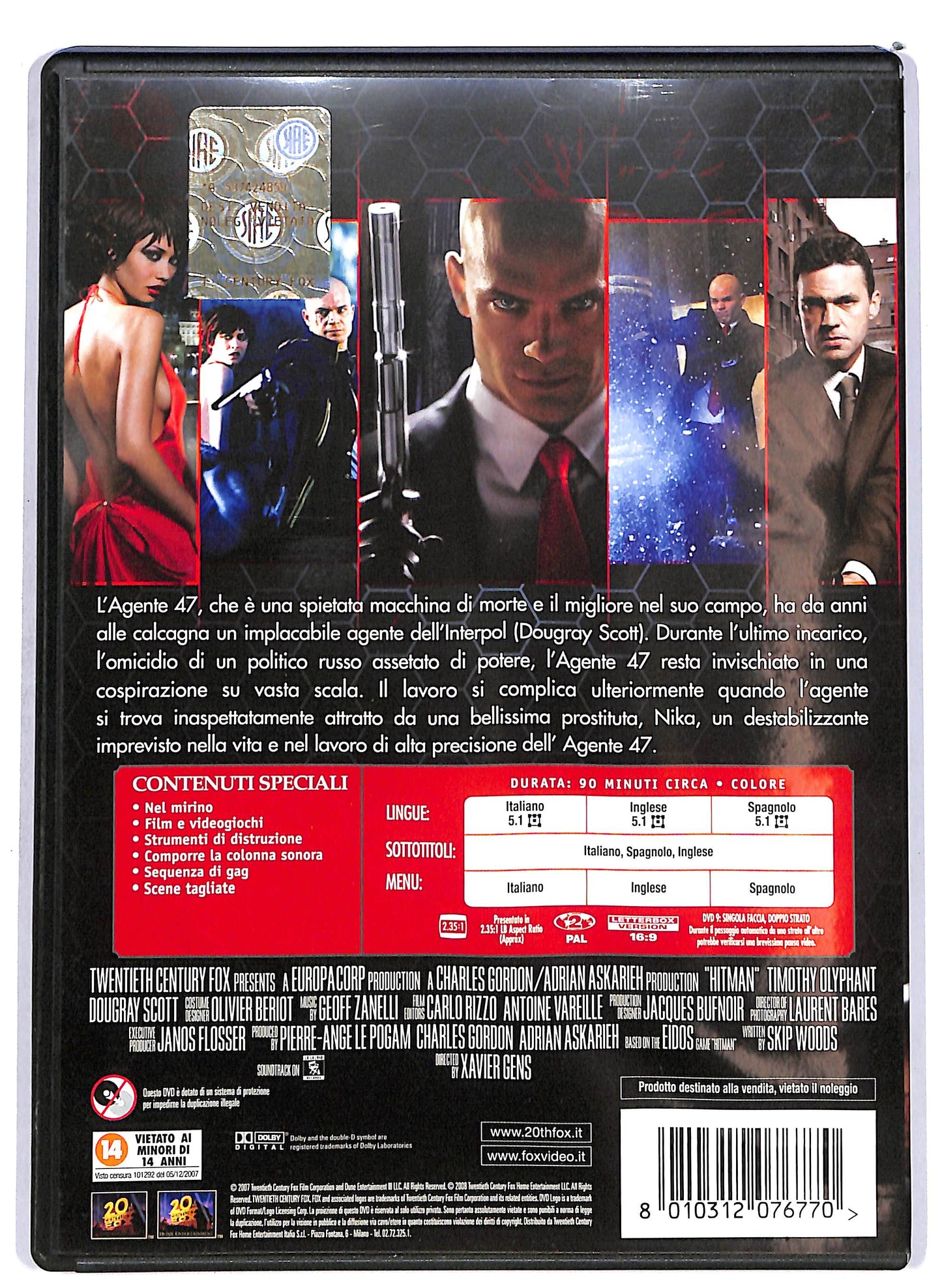 EBOND Hitman - L'assassino versione Estesa DVD D699160