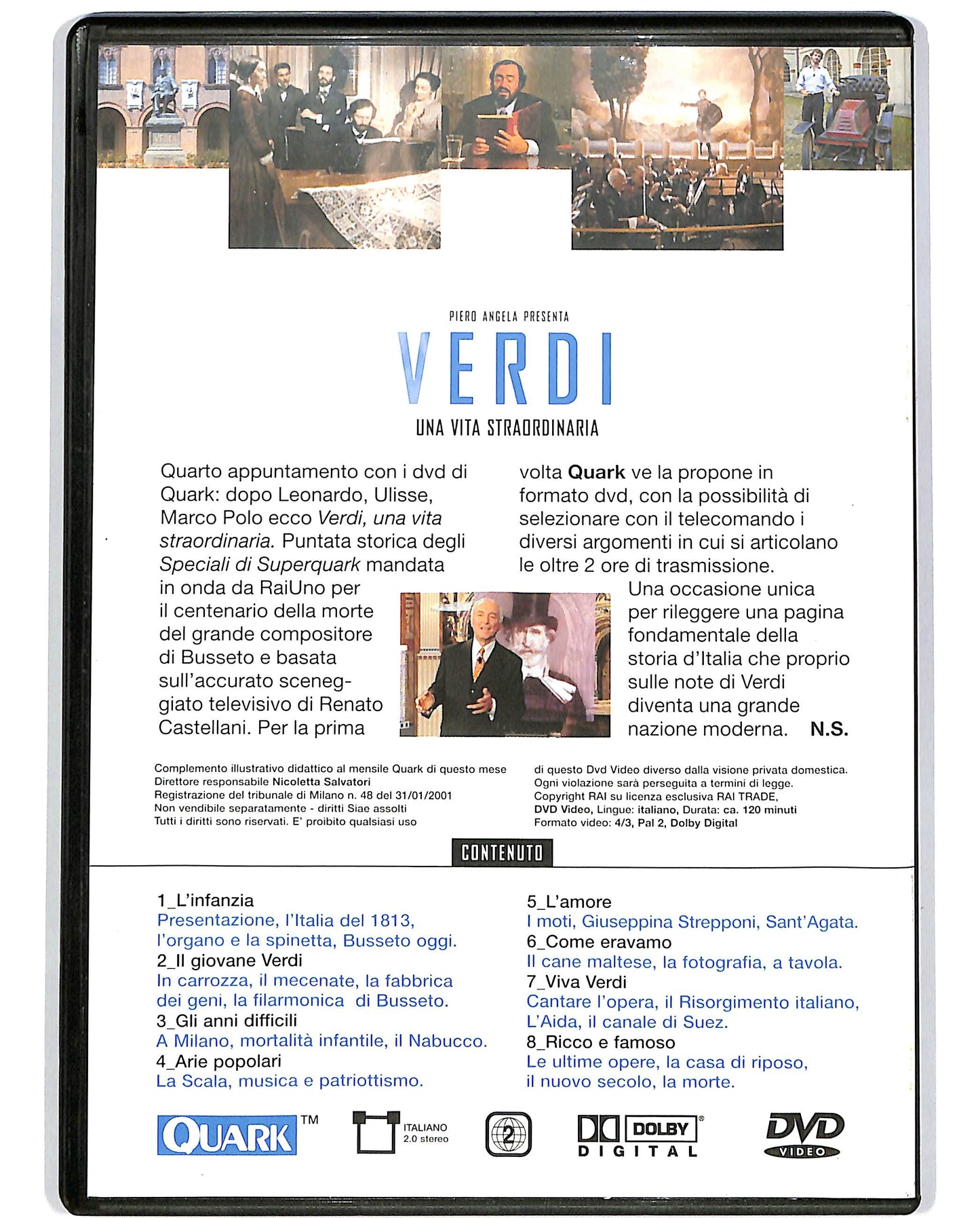 EBOND Verdi una vita straordinaria  EDITORIALE  DVD D699203