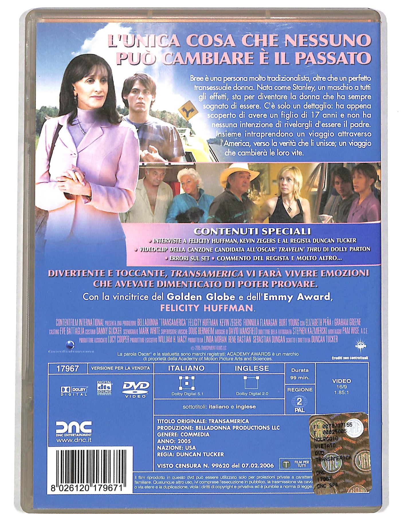 EBOND Transamerica  DVD D699232