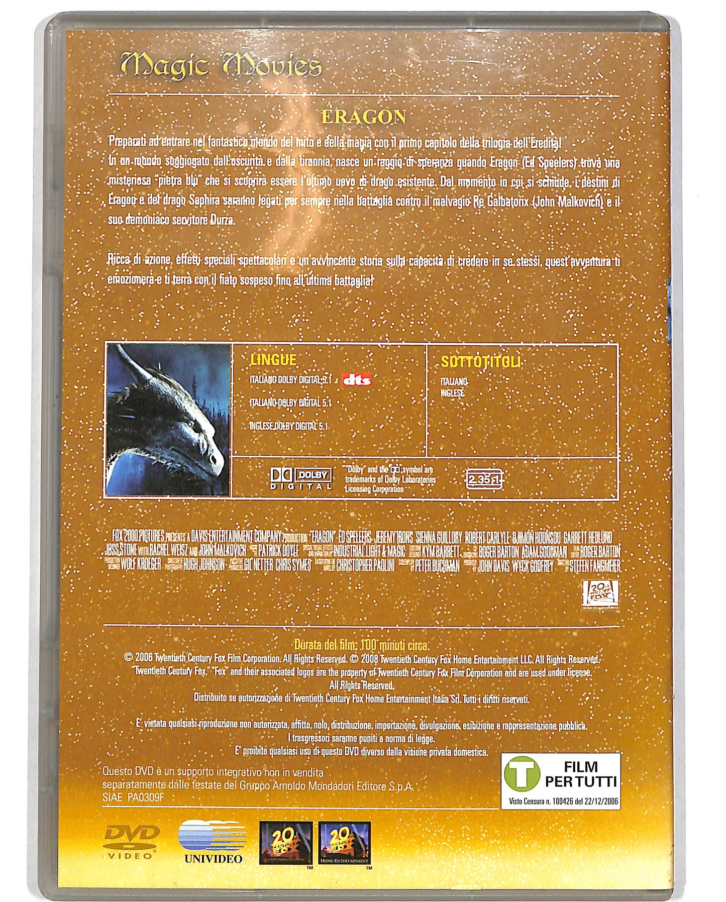 EBOND Eragon EDITORIALE DVD D699239
