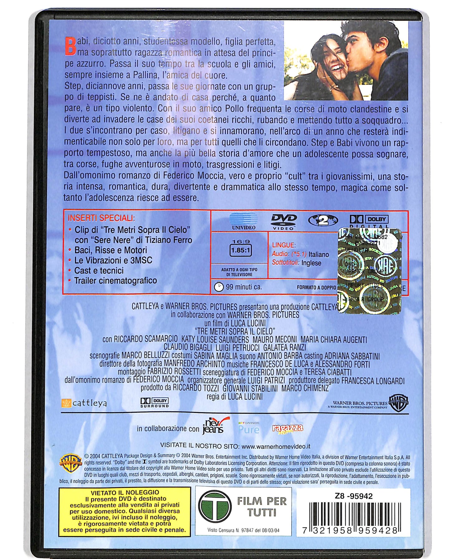 EBOND Tre metri sopra il cielo  DVD D699241