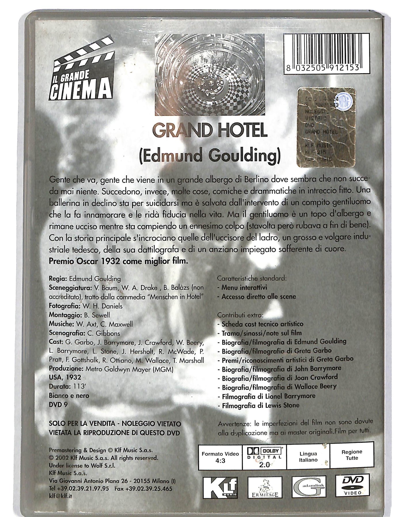 EBOND Grand Hotel DVD D699312