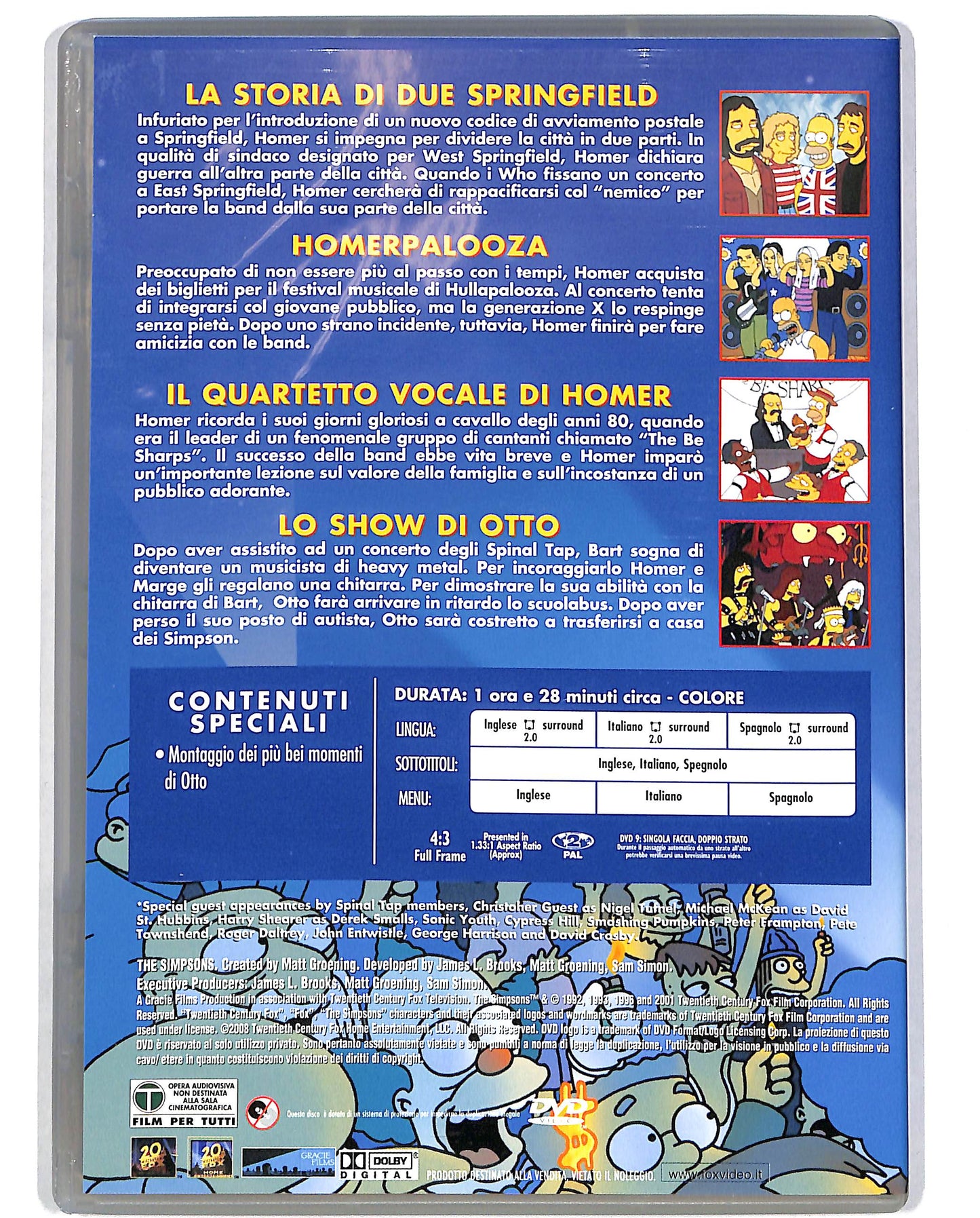EBOND I Simpson Backstage pass  EDITORIALE  DVD D699314
