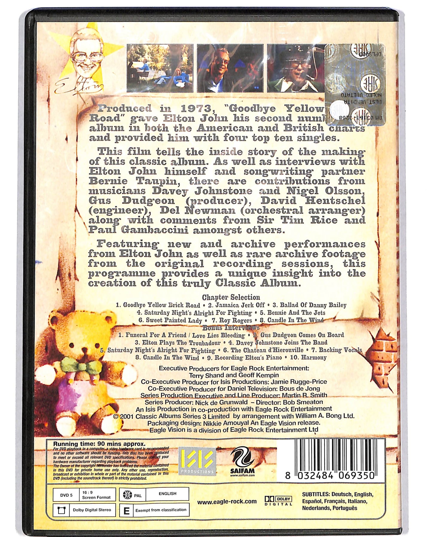 EBOND Elton John – Goodbye Yellow Brick Road DVD D699357