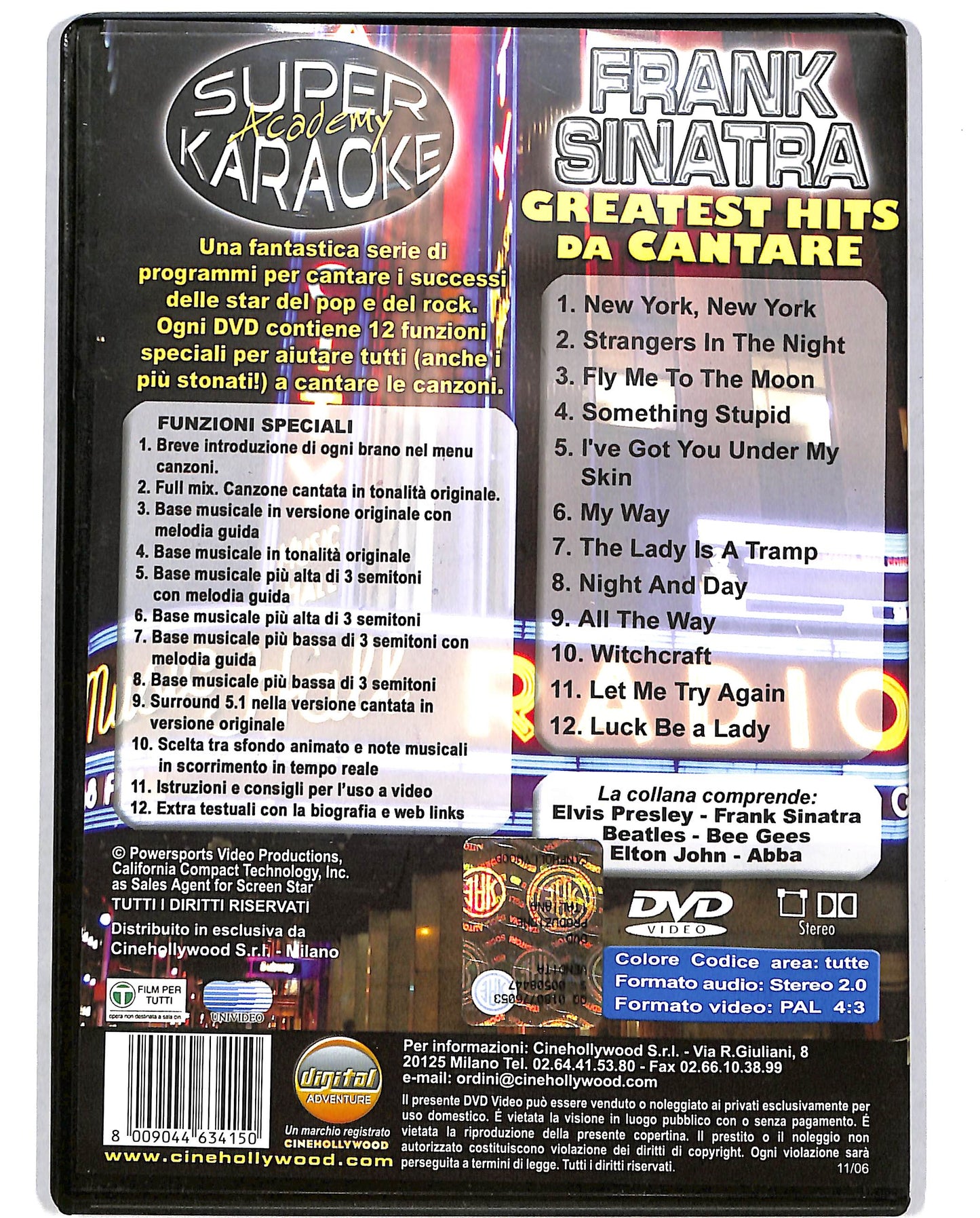 EBOND Super academy karaoke Frank Sinatra  DVD D699464