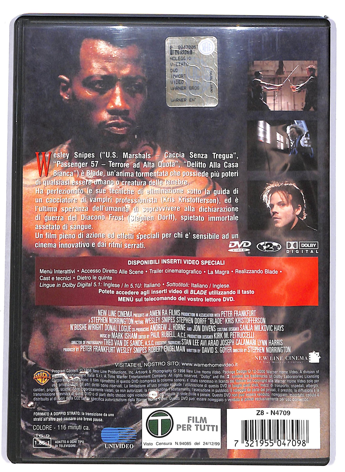 EBOND Blade  DVD D699810