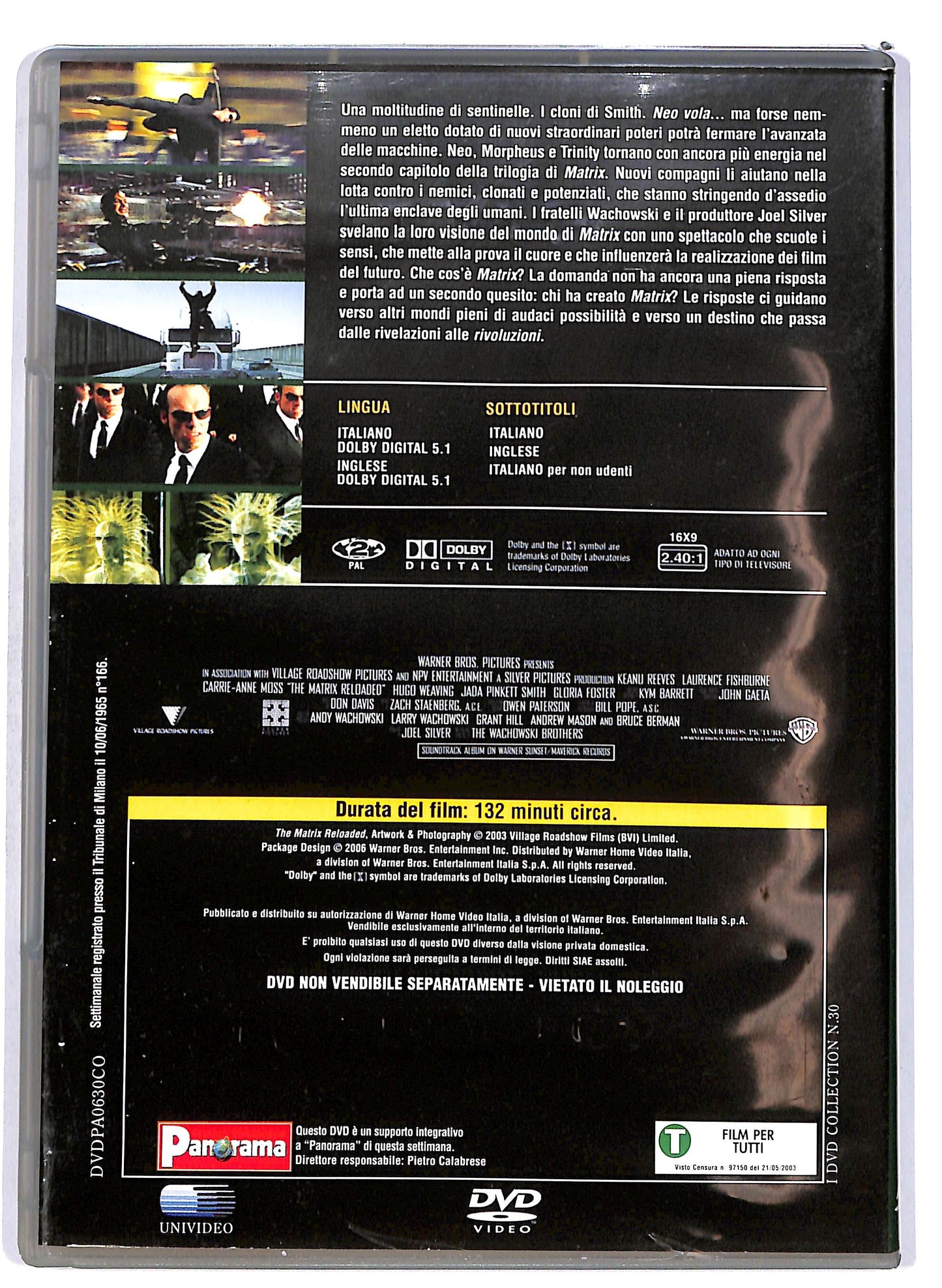 EBOND Matrix Reloaded  EDITORIALE DVD D699830