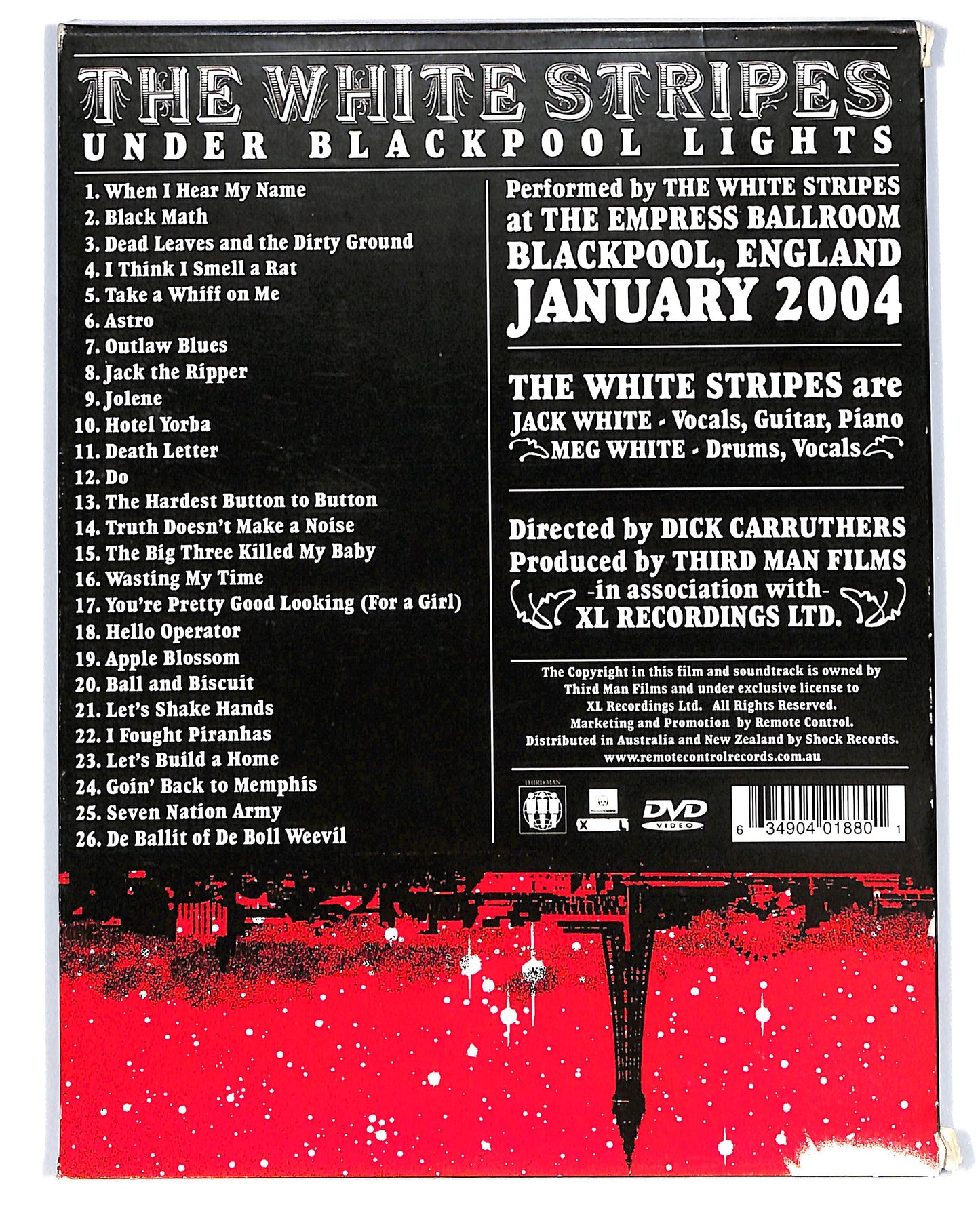 EBOND White Stripes Under Blackpool Lights  DVD D699858