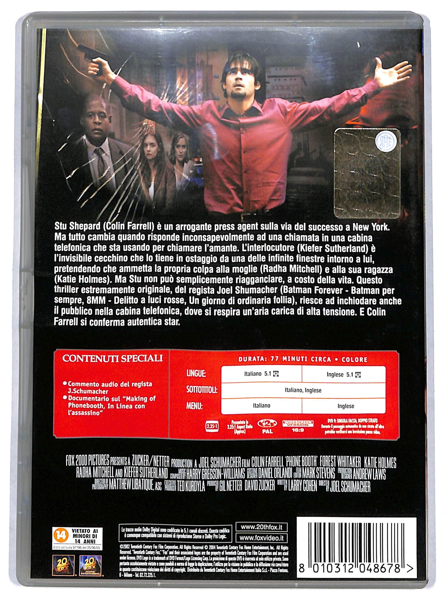 EBOND in linea con l'assassino, phone booth DVD D699918
