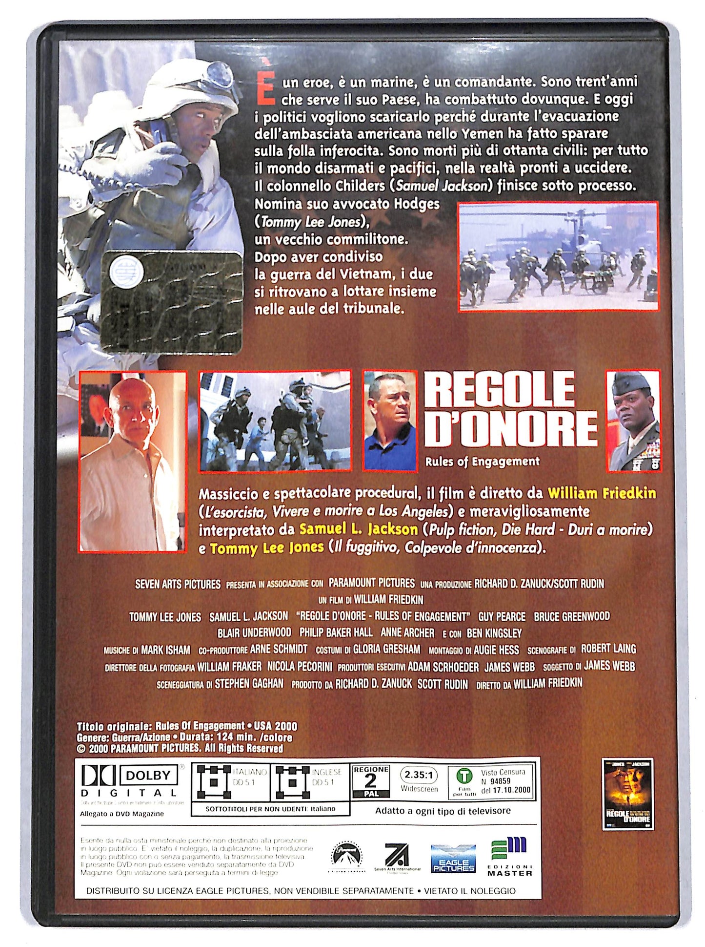 EBOND Regole d'onore  EDITORIALE DVD D699961