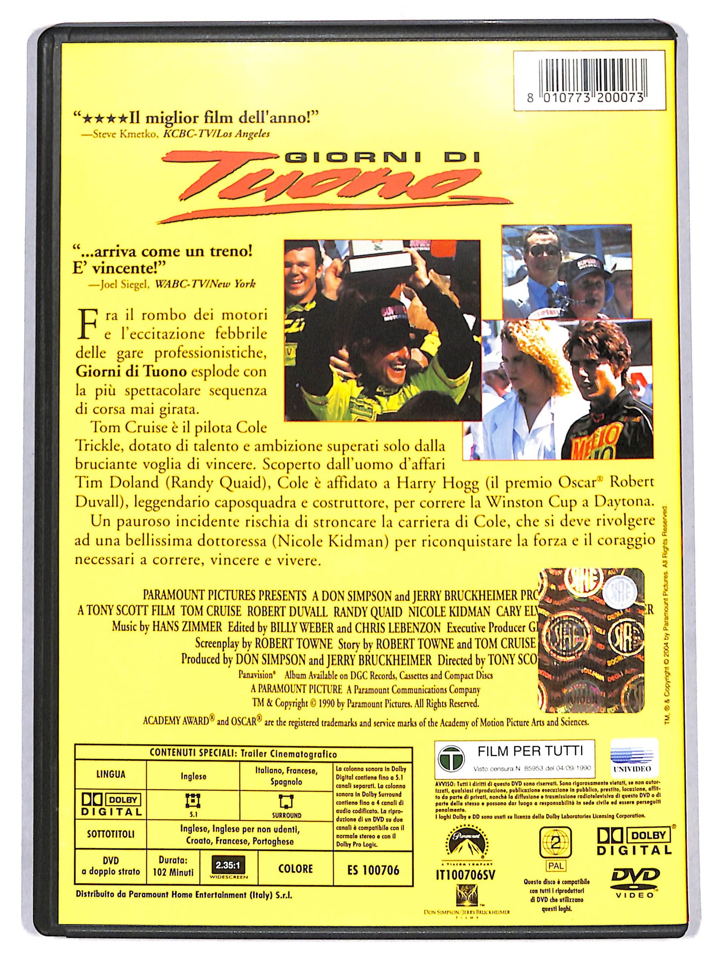 EBOND giorni di tuono DVD D700057