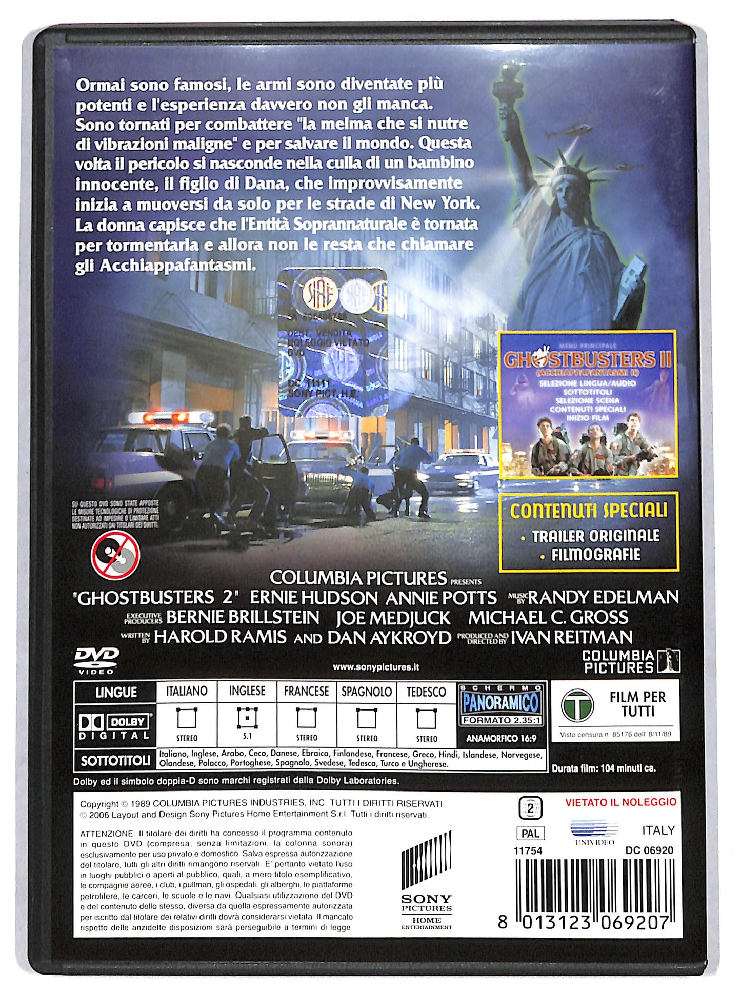 EBOND Ghostbusters II DVD D700247