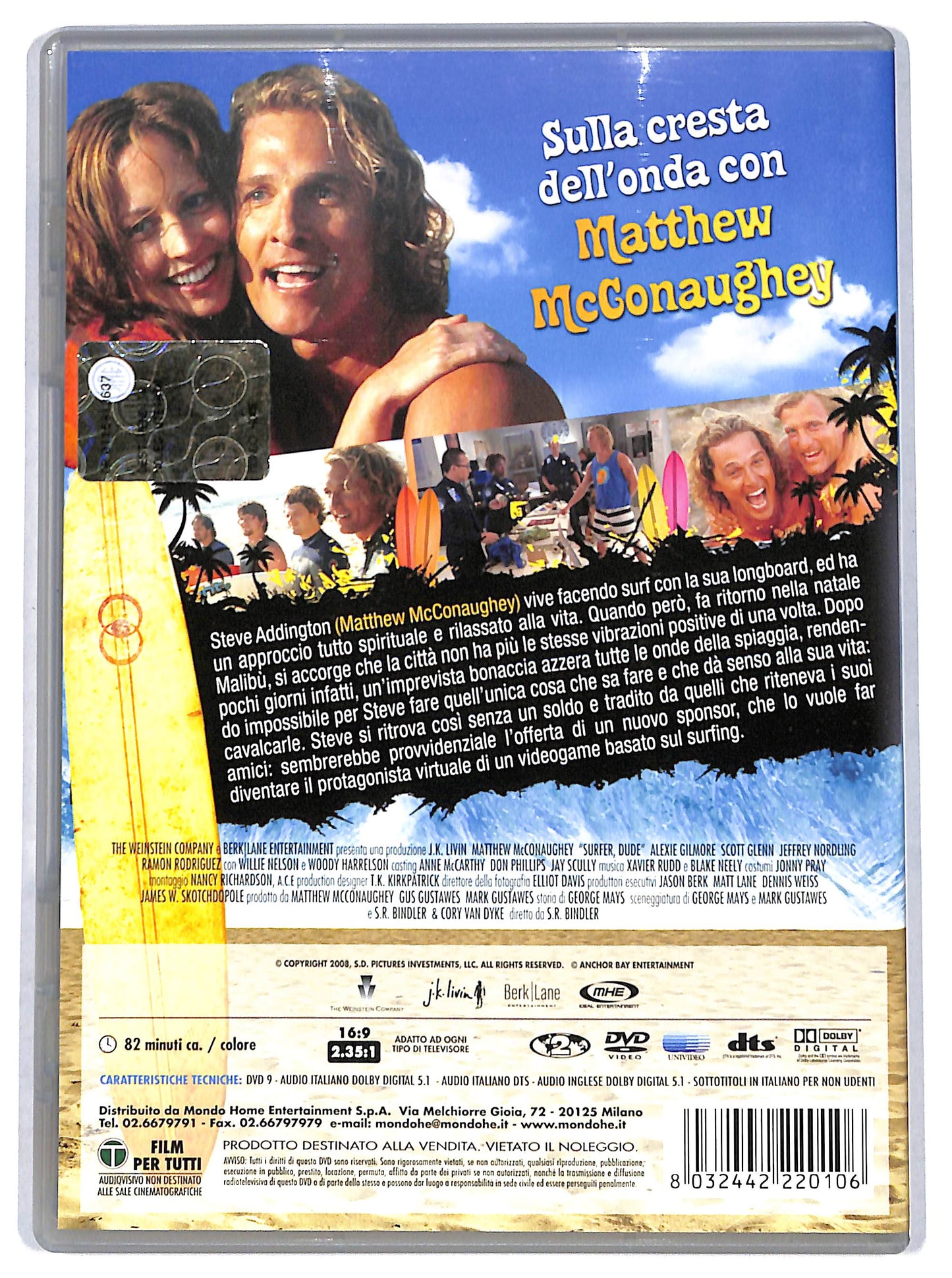 EBOND surfer, dude DVD D700446