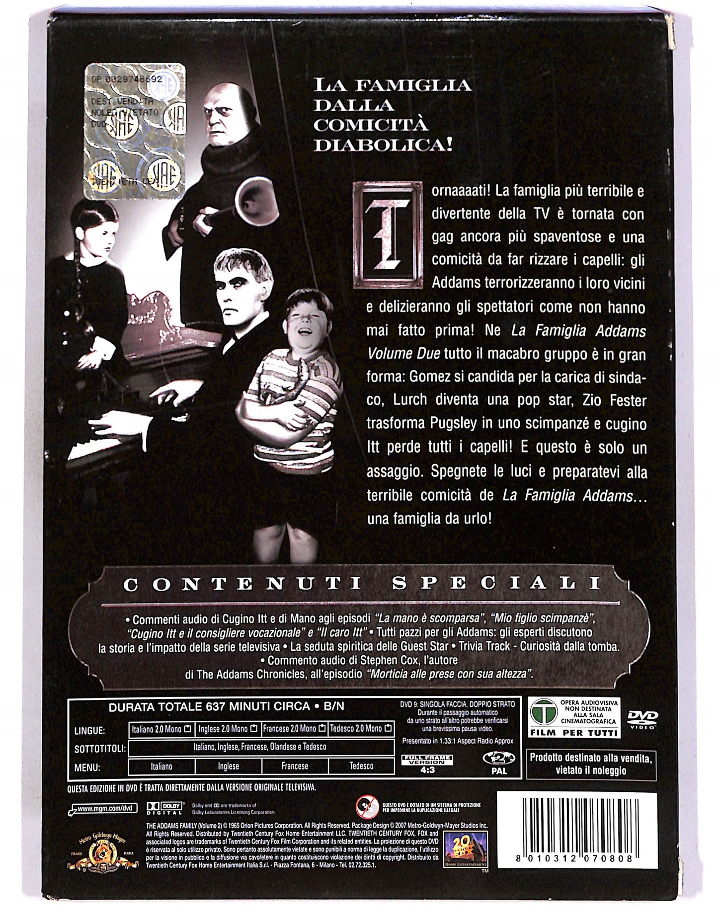 EBOND La famiglia Addams - Volume 2 (3 dischi) DVD D700560