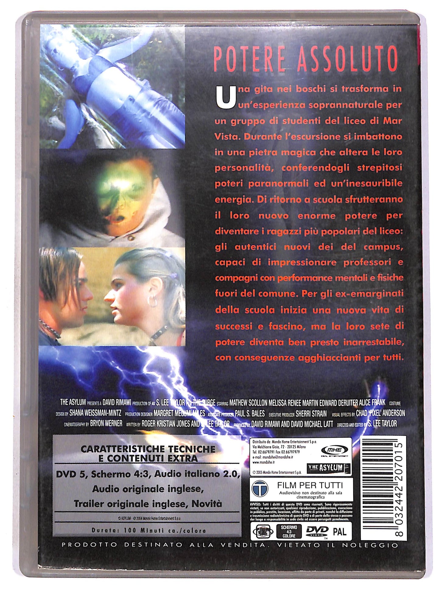 EBOND Potere assoluto - 100% Thriller EDITORIALE DVD D700625