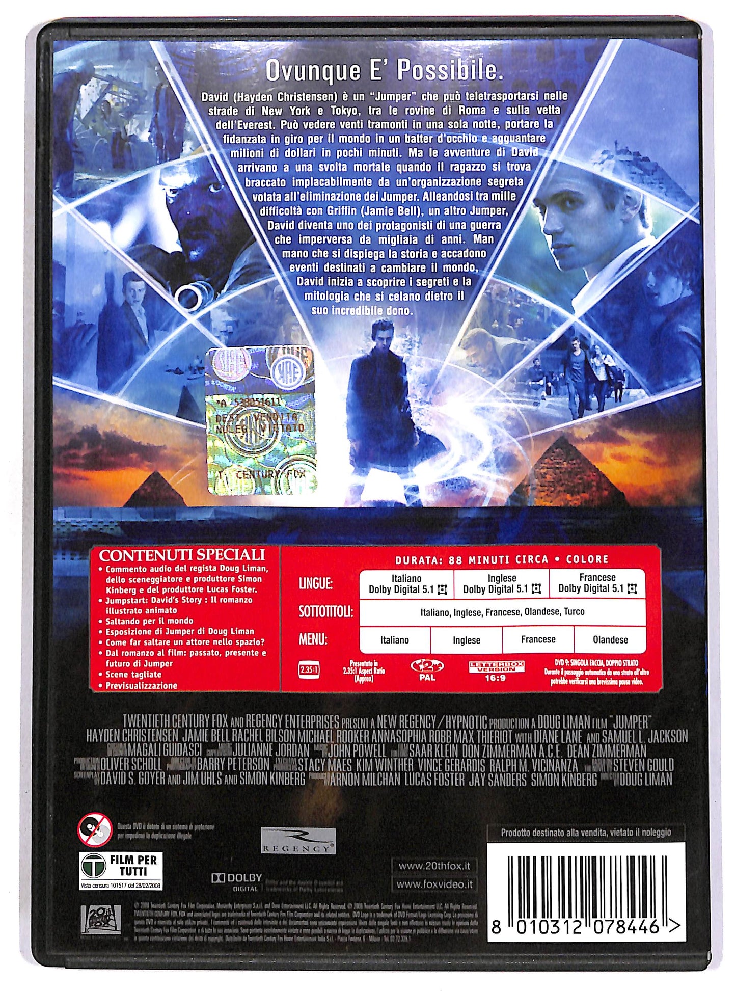 EBOND Jumper - Senza confini DVD D700632