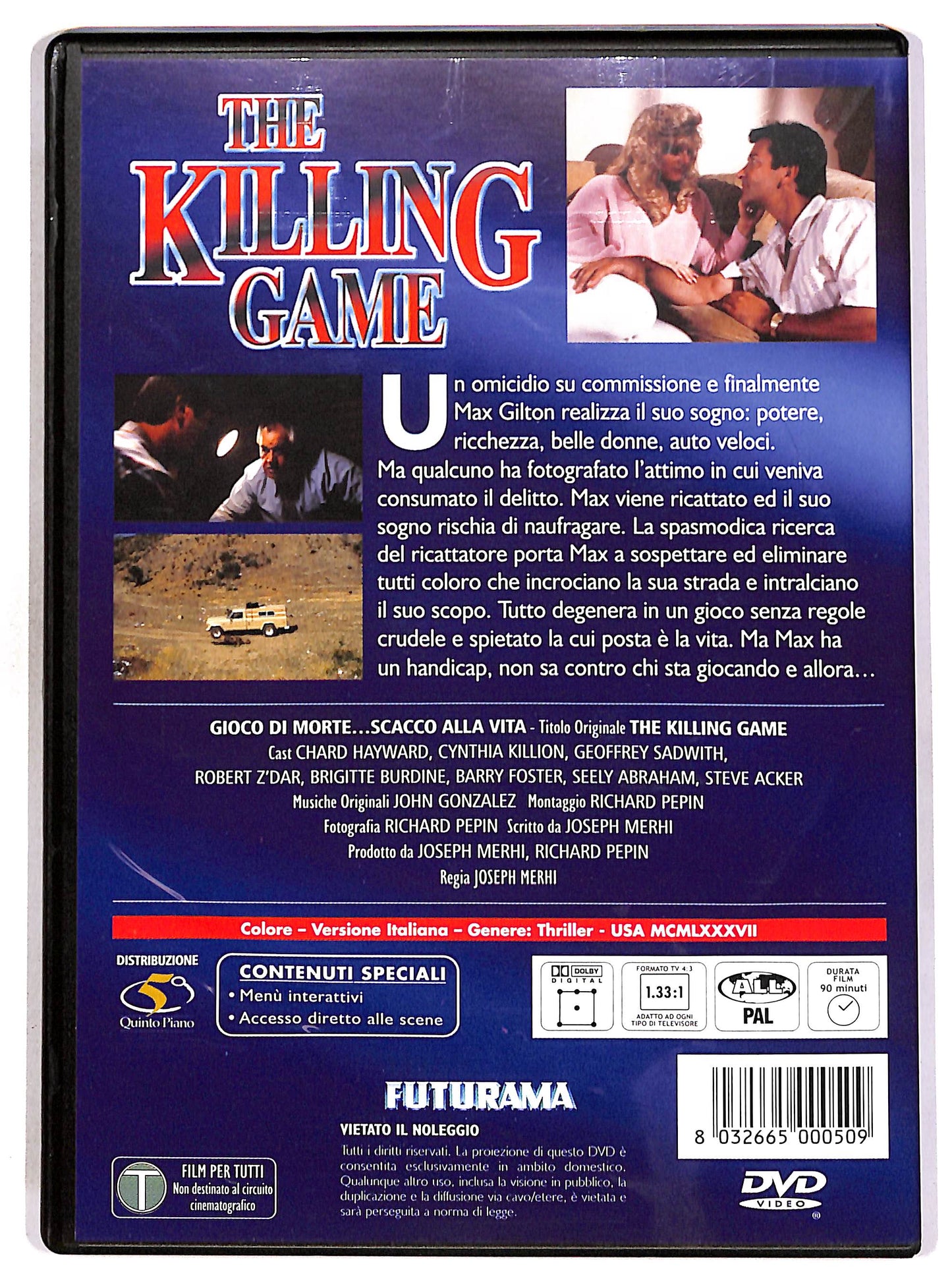 EBOND The Killing Game DVD D700925