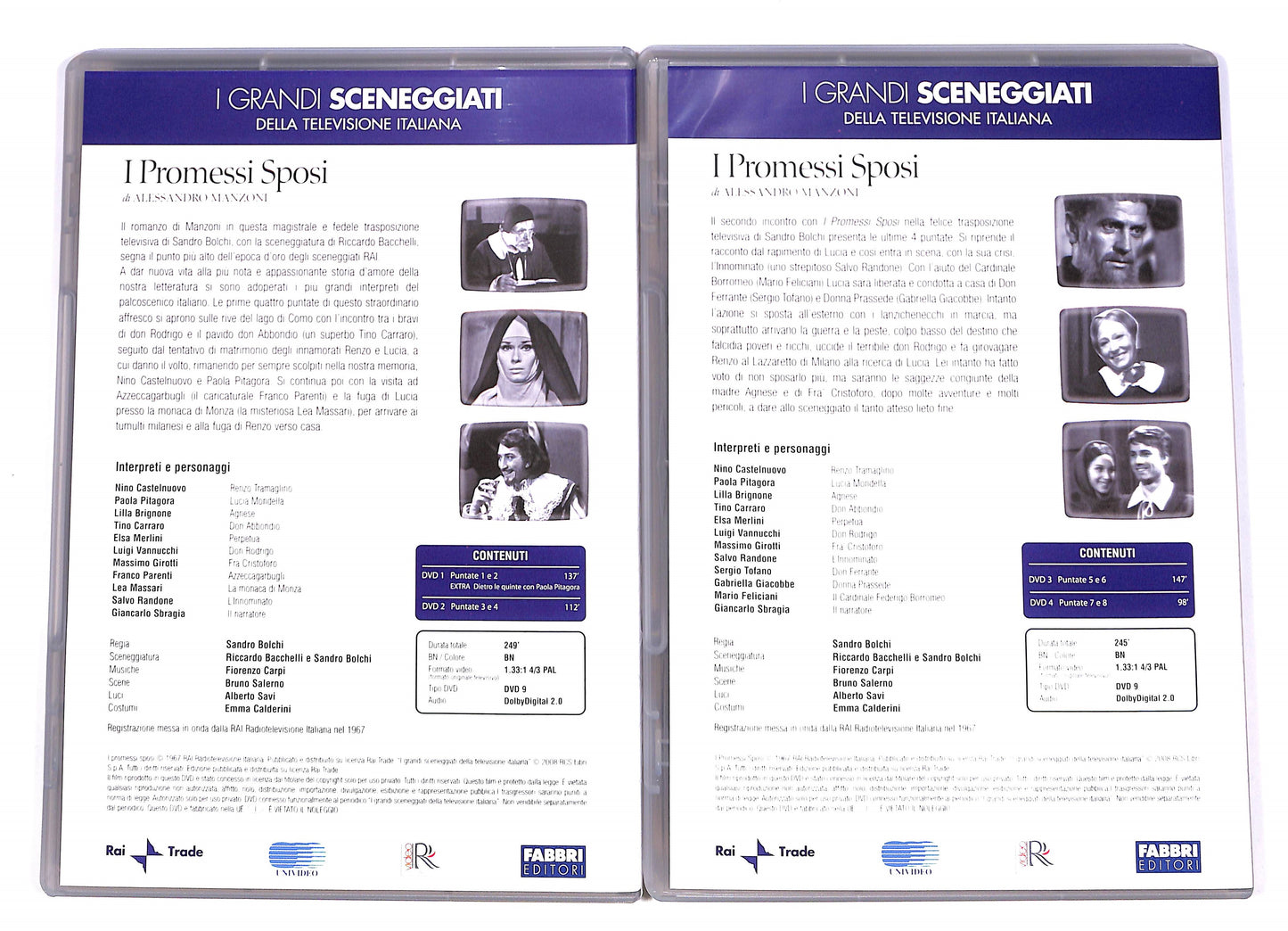 EBOND Grandi Sceneggiati - I promessi sposi - Puntate 1-8 EDITORIALE DVD D701018