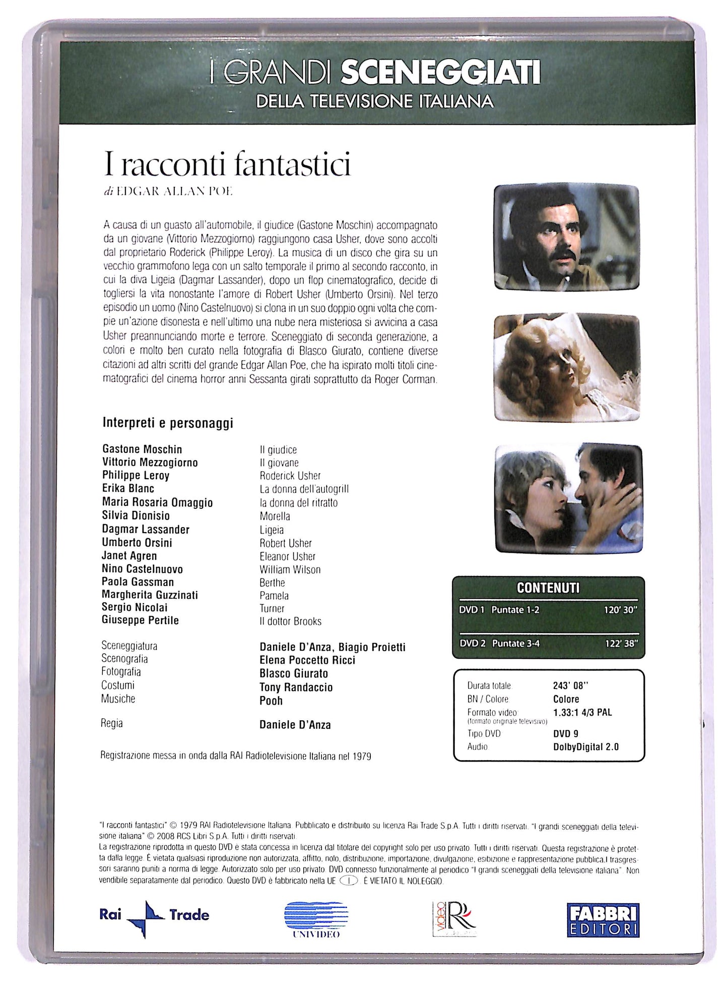 EBOND Sceneggiati - I Racconti fantastici - Puntate 1-4 EDITORIALE DVD D701104