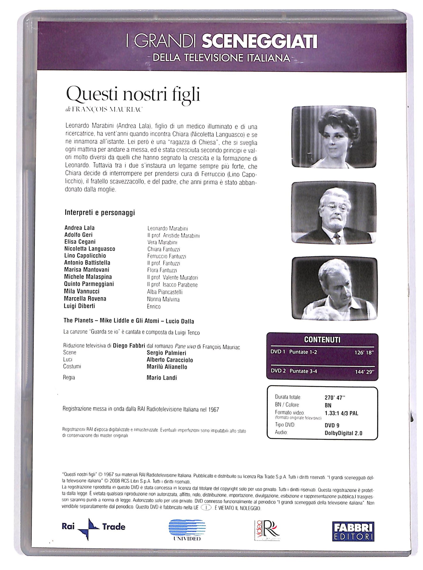 EBOND Sceneggiati - Questi nostri figli - Puntate 1-4 EDITORIALE DVD D701116