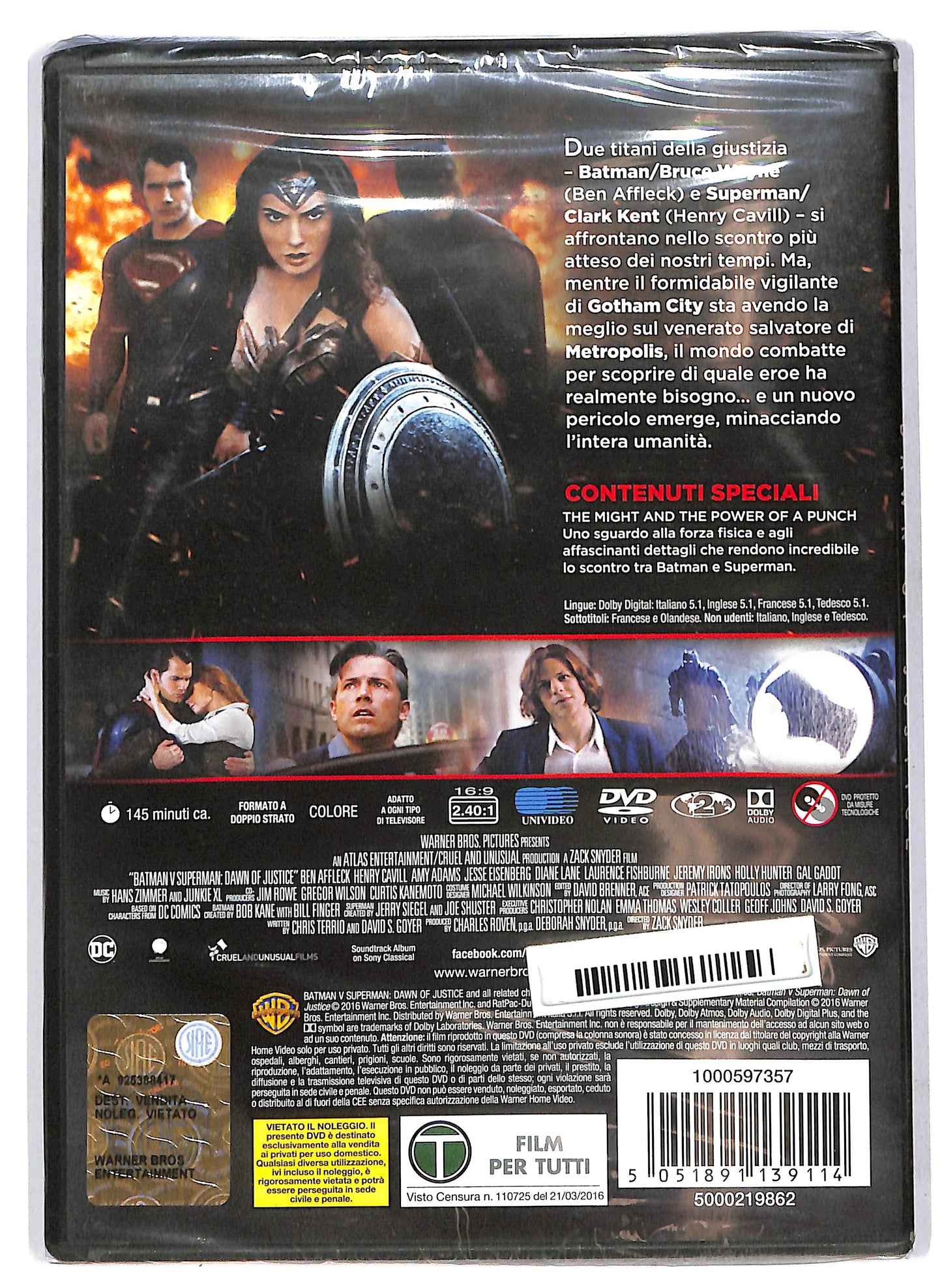 EBOND Batman v Superman - Dawn of Justice DVD D701431