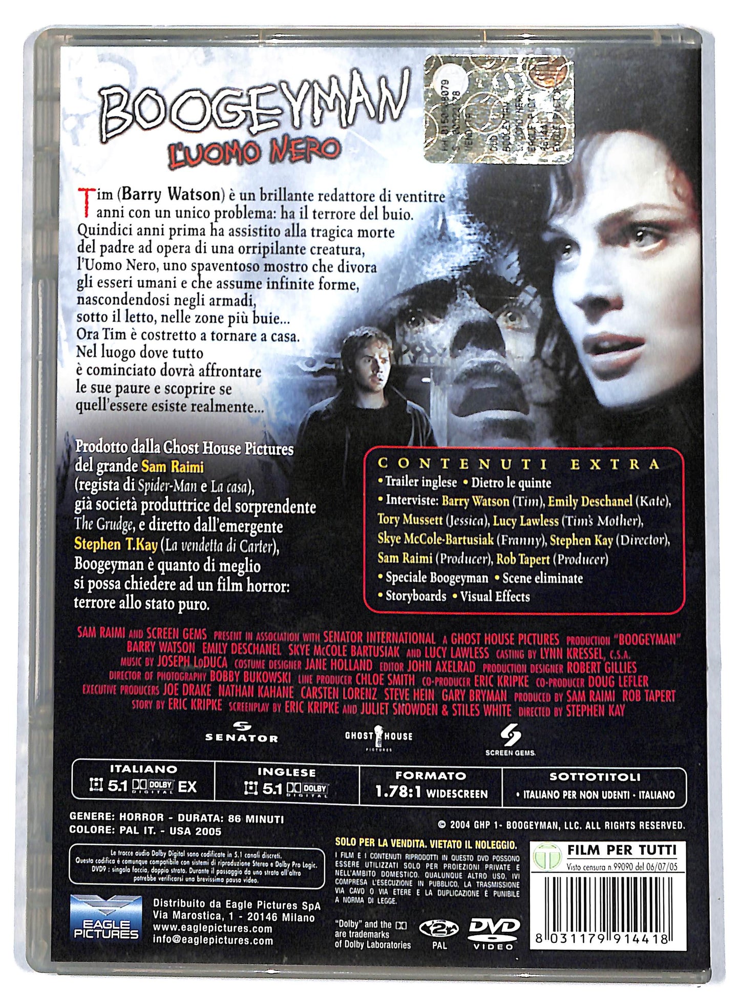 EBOND Boogeyman - l'uomo nero DVD D701616