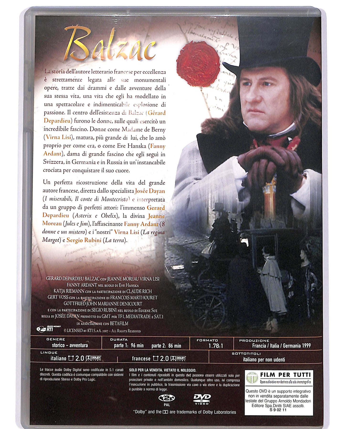 EBOND Balzac Una vita di passioni DVD D701826