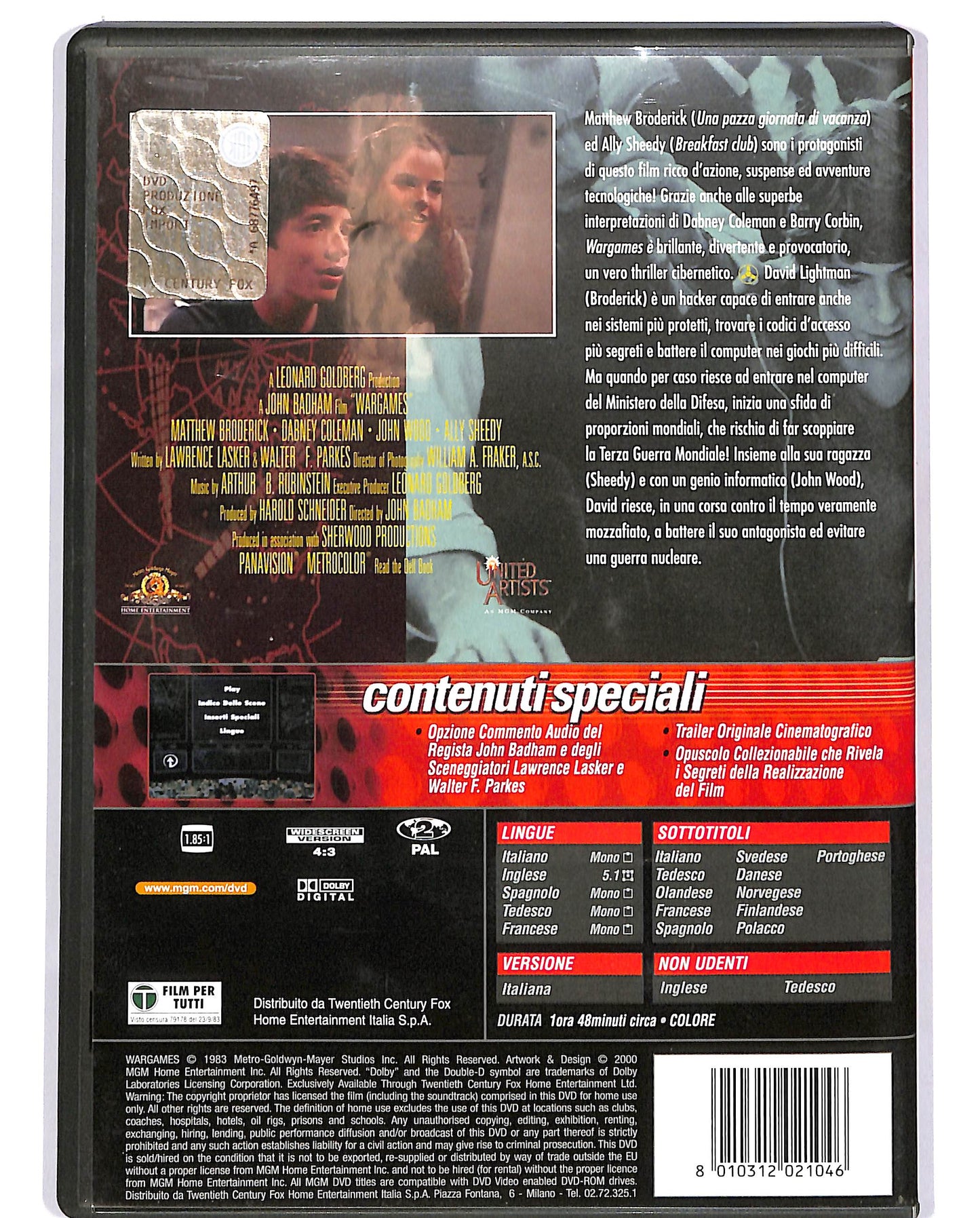 EBOND WarGames Giochi di guerra  DVD D702026