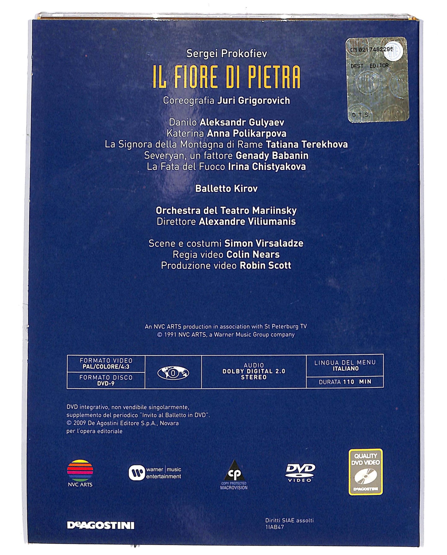 EBOND Invito al Balleto Il fiore di pietra Vol 47 EDITORIALE  DVD D702036