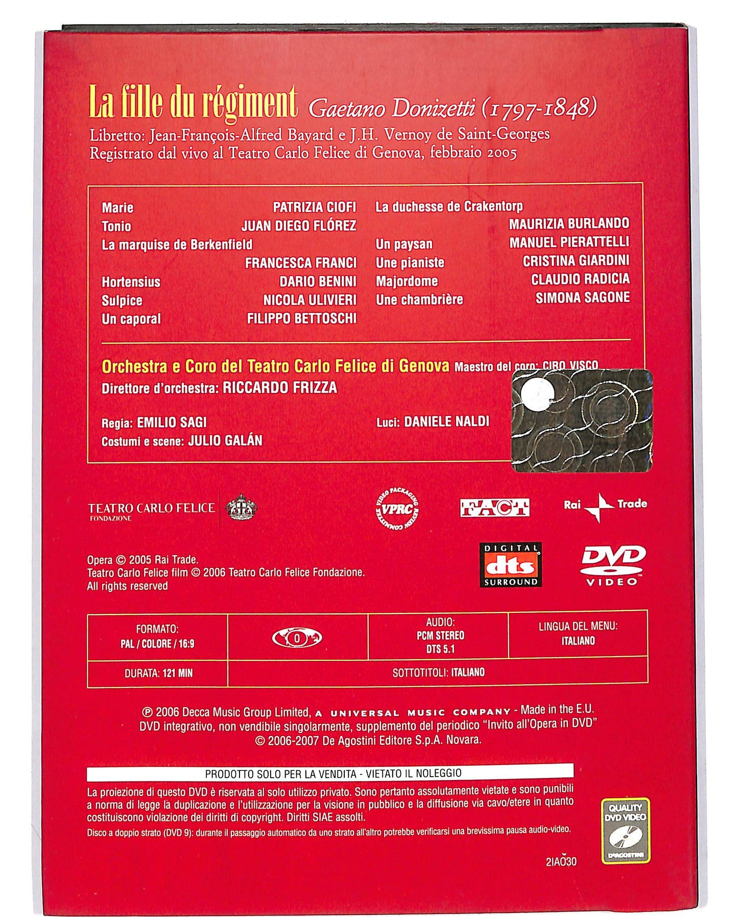EBOND Invito all'opera - La fille du regiment Volume 30 EDITORIALE  DVD D702068
