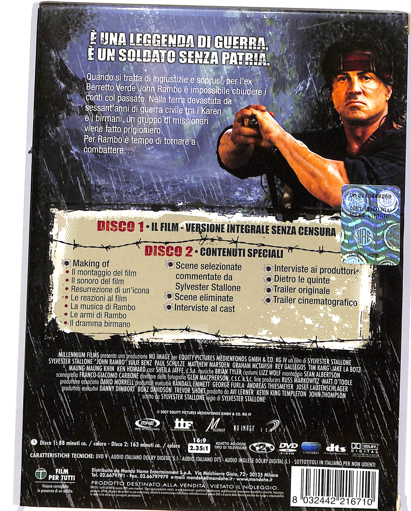 EBOND John Rambo slipcase  DVD D702074