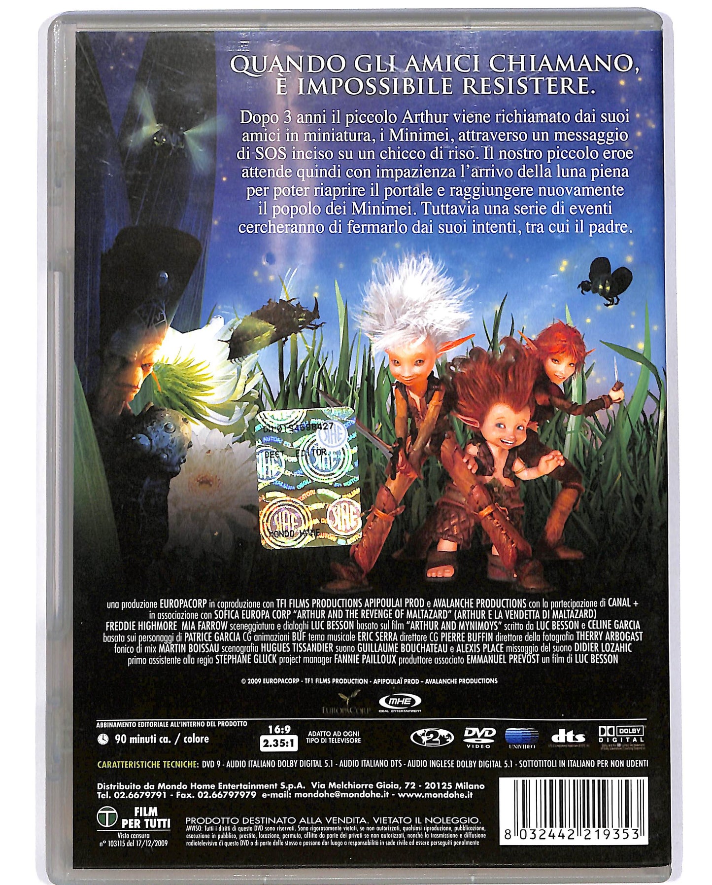 EBOND Arthur e la vendetta di Maltazard DVD D702101