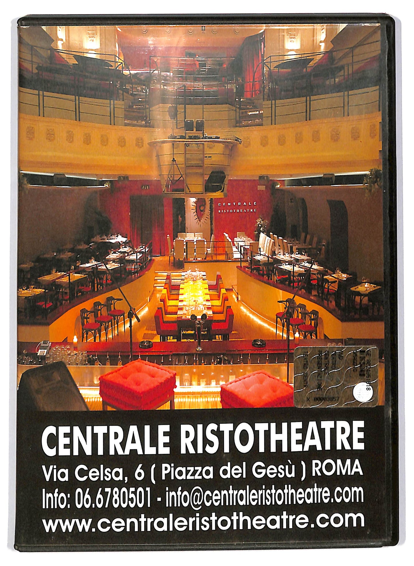 EBOND Centrale Ristotheatre  EDITORIALE DVD D702236