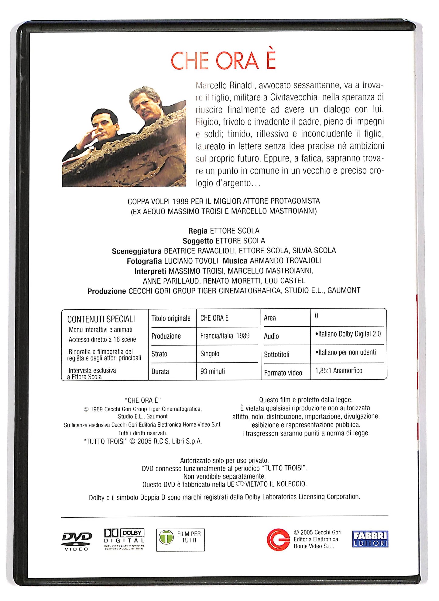 EBOND Tutto Troisi - Che ora e EDITORIALE DVD D702337