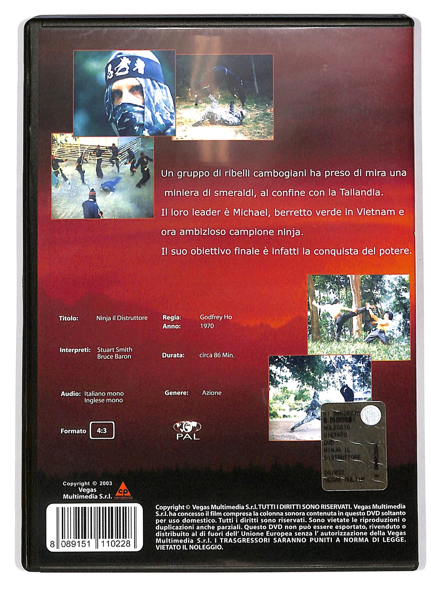EBOND Ninja il Distruttore  DVD D702506