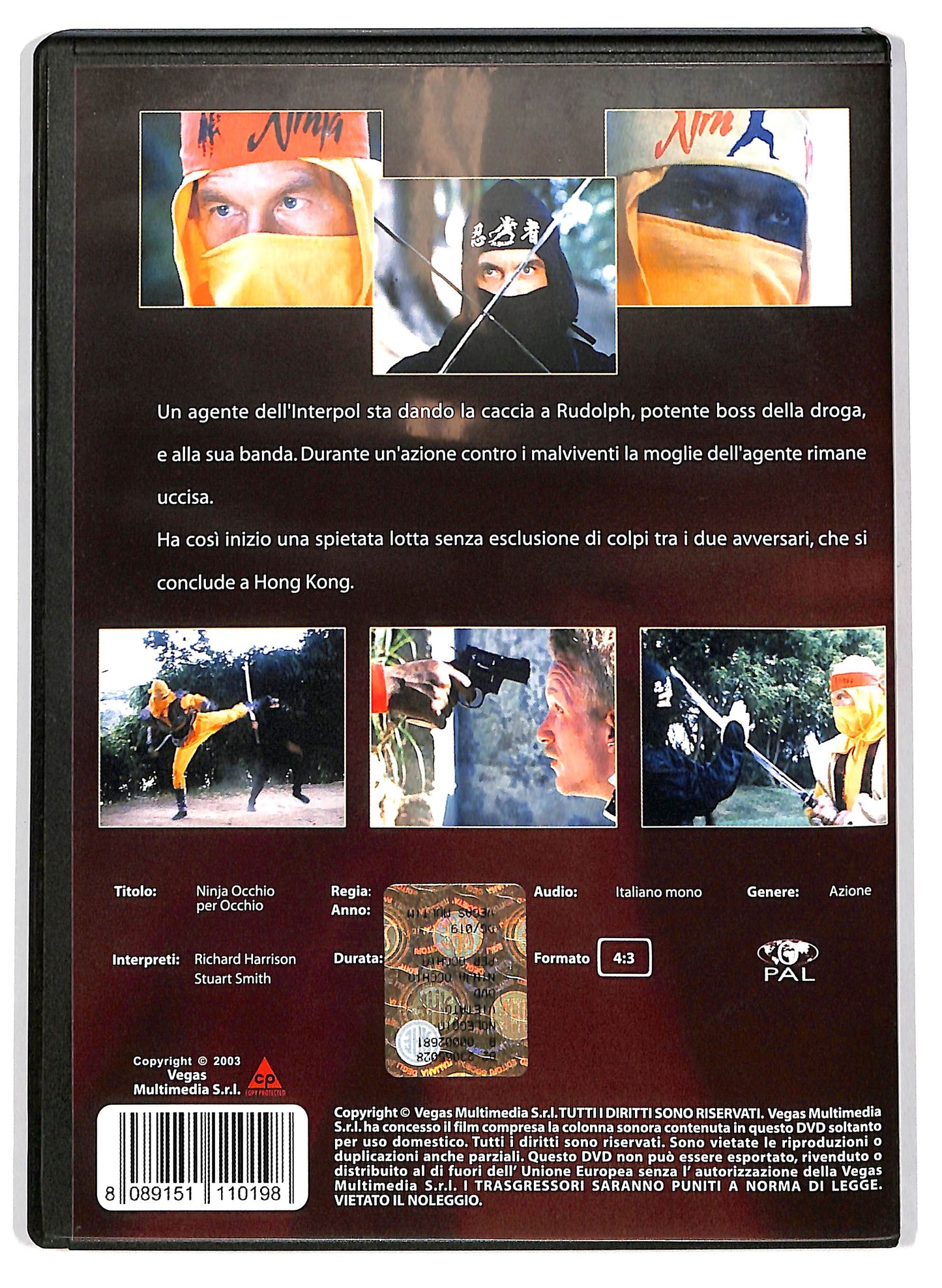 EBOND Ninja Occhio per occhio  DVD D702508